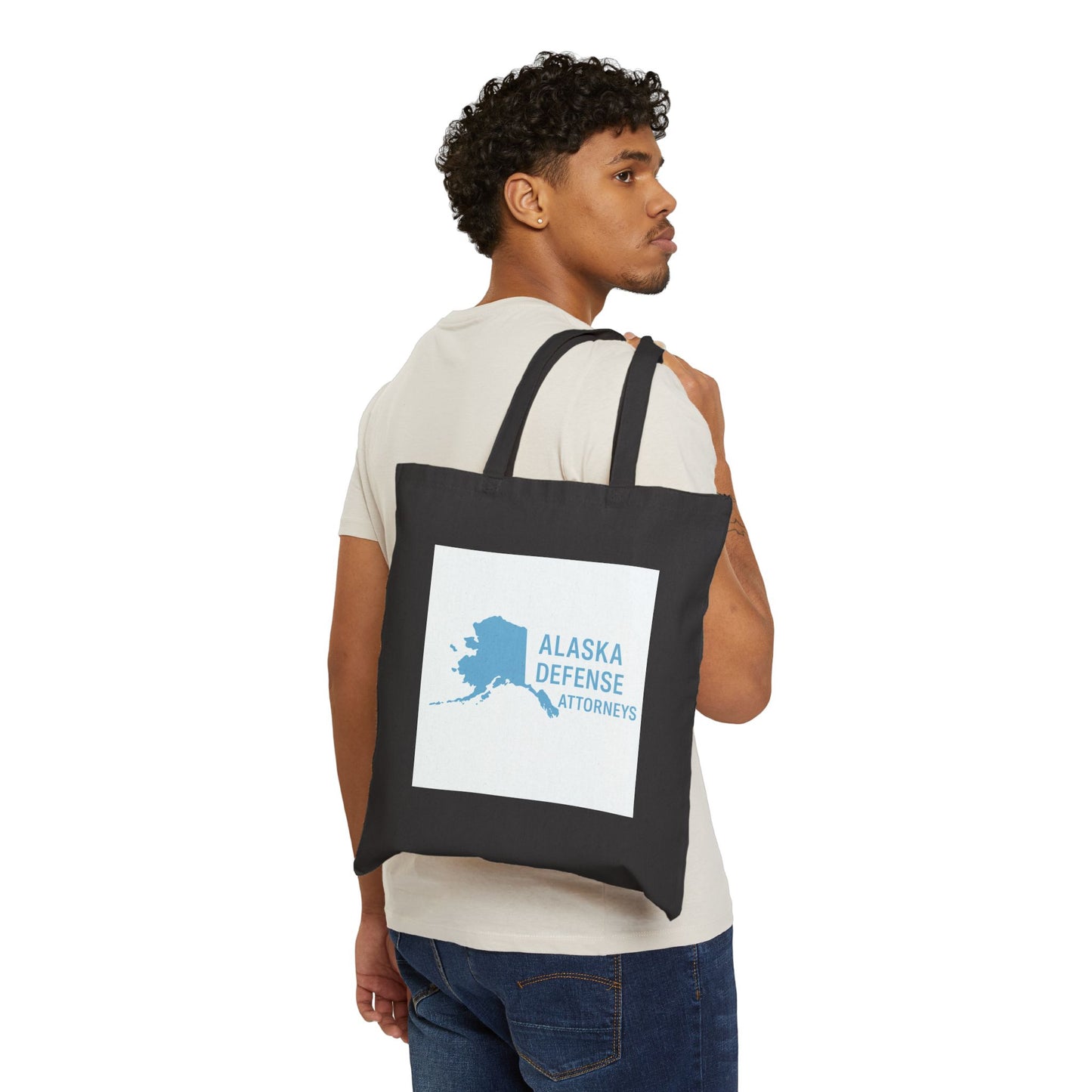 Alaska Defense Attorney Cotton Canvas Tote Bag , Legal Tote, Eco-Friendly Bag, Gift for Law Students, Office Organizer, Holiday Gift