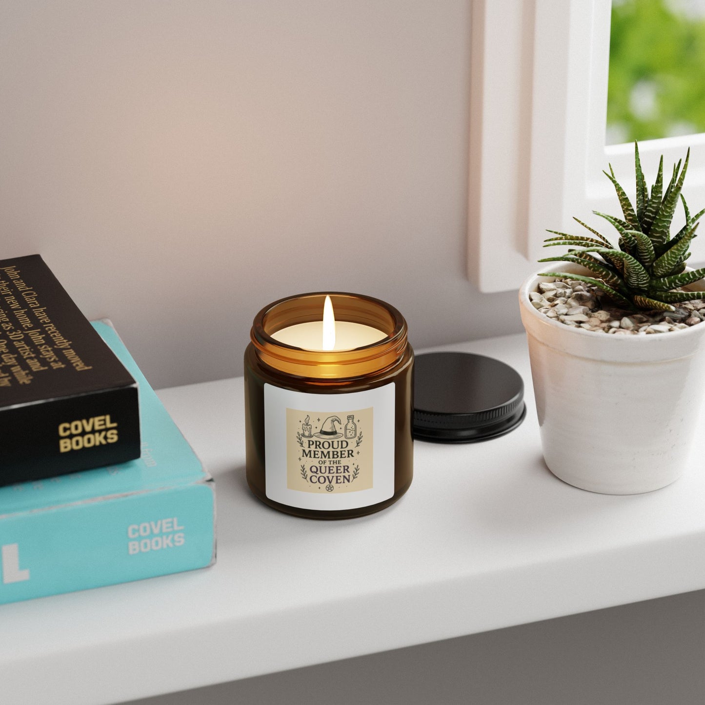 Proud Member of the Queer Coven Scented Soy Candle, LGBTQ+ Gift, Home Decor, Aromatherapy, Pride Candle, Witchy Candle