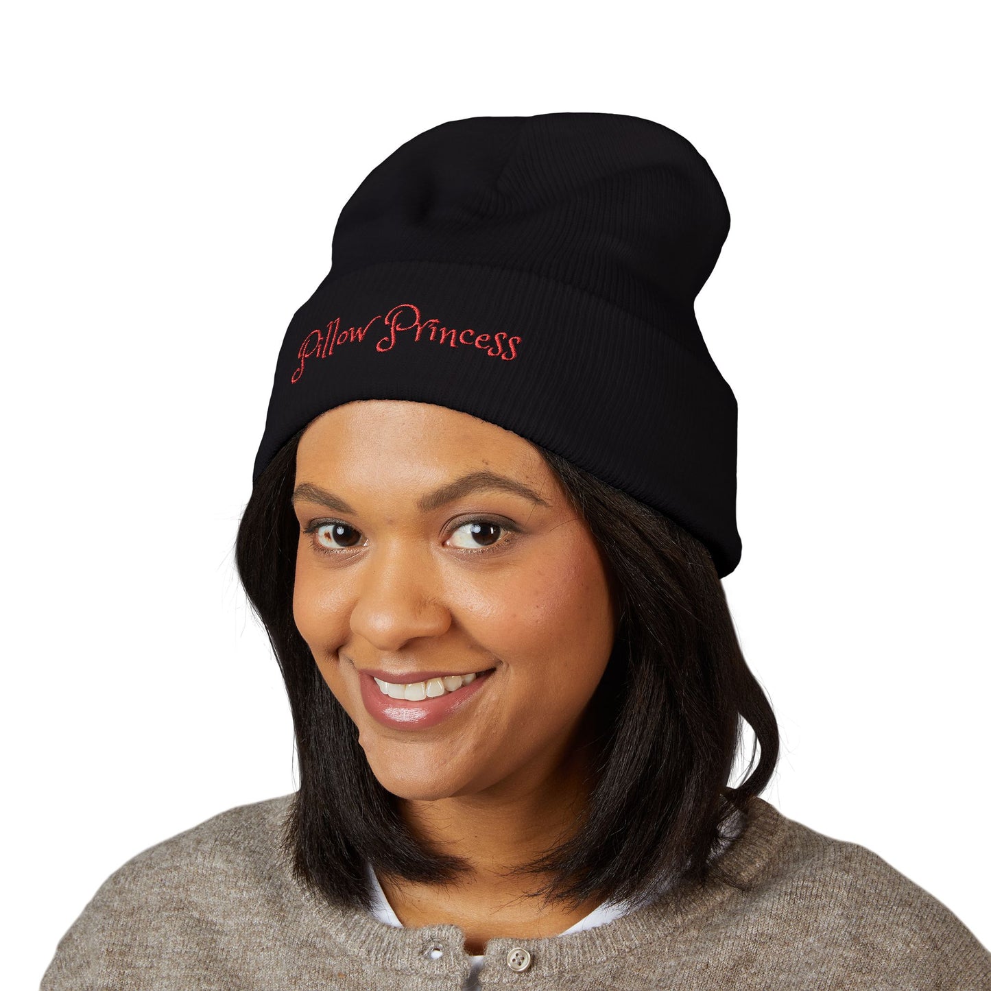 Pillow Princess Beanie - Cozy Classic Cuffed Beanie for Fashion Lovers, Winter Gifts, Birthday, Self-Care, Cute Accessories
