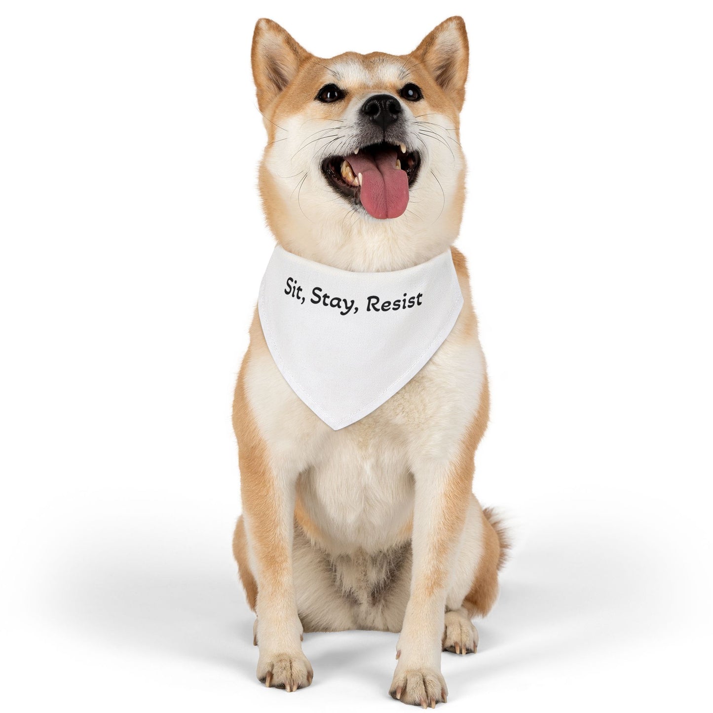 Sit Stay Resist - Pet Bandana