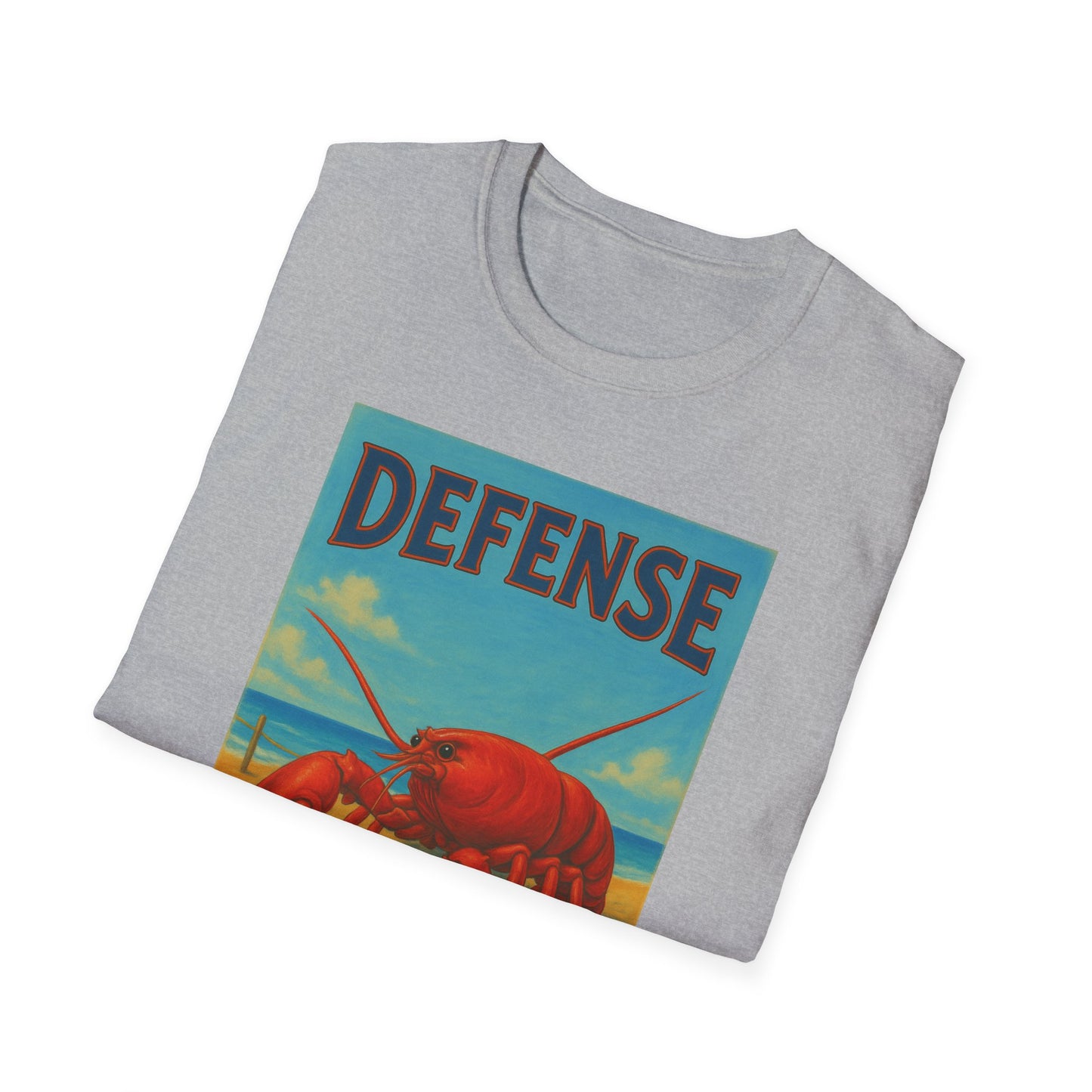 Maine Defense Attorney T-Shirt for Seafood Lovers, Unisex Tee, Quirky Gift for Lawyers, Beachwear, Maine Vacation Merch