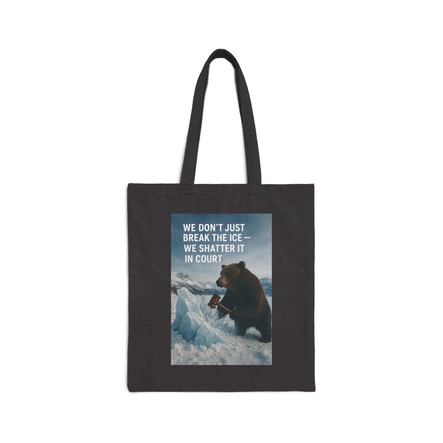 Alaska Defense Attorney Cotton Canvas Tote Bag , Legal Tote, Eco-Friendly Bag, Gift for Law Students, Office Organizer, Holiday Gift