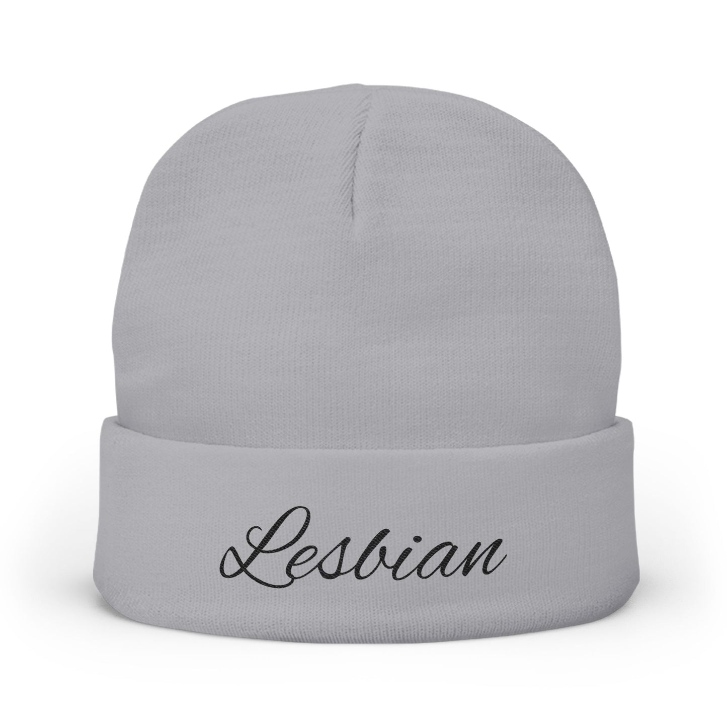 Embroidered Knit Beanie - Cozy Winter Hat for Warmth & Style, Ideal for LGBTQ+ Pride, Gifts for Friends, Casual Wear
