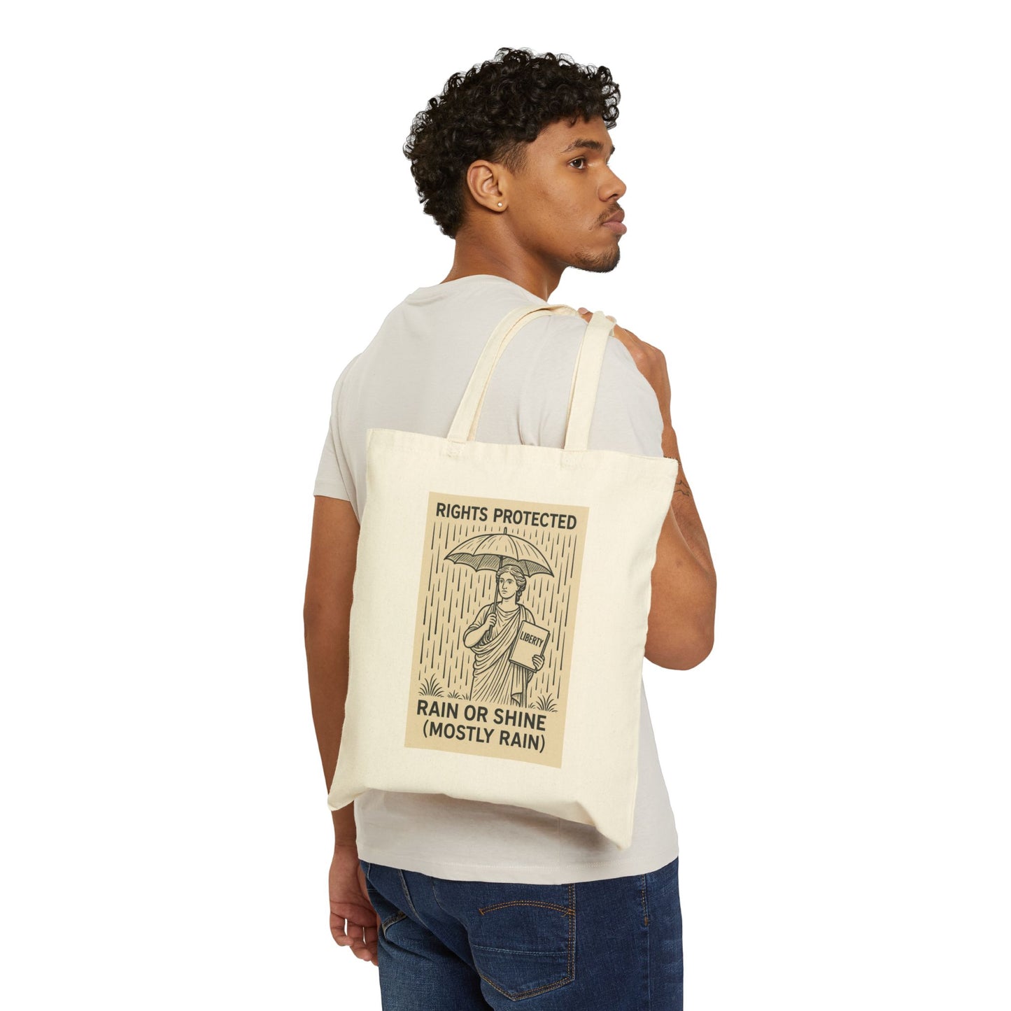 Washington Defense Attorney Cotton Canvas Tote Bag - Rights Protected Design, Perfect for Everyday Use, Gift for Activists