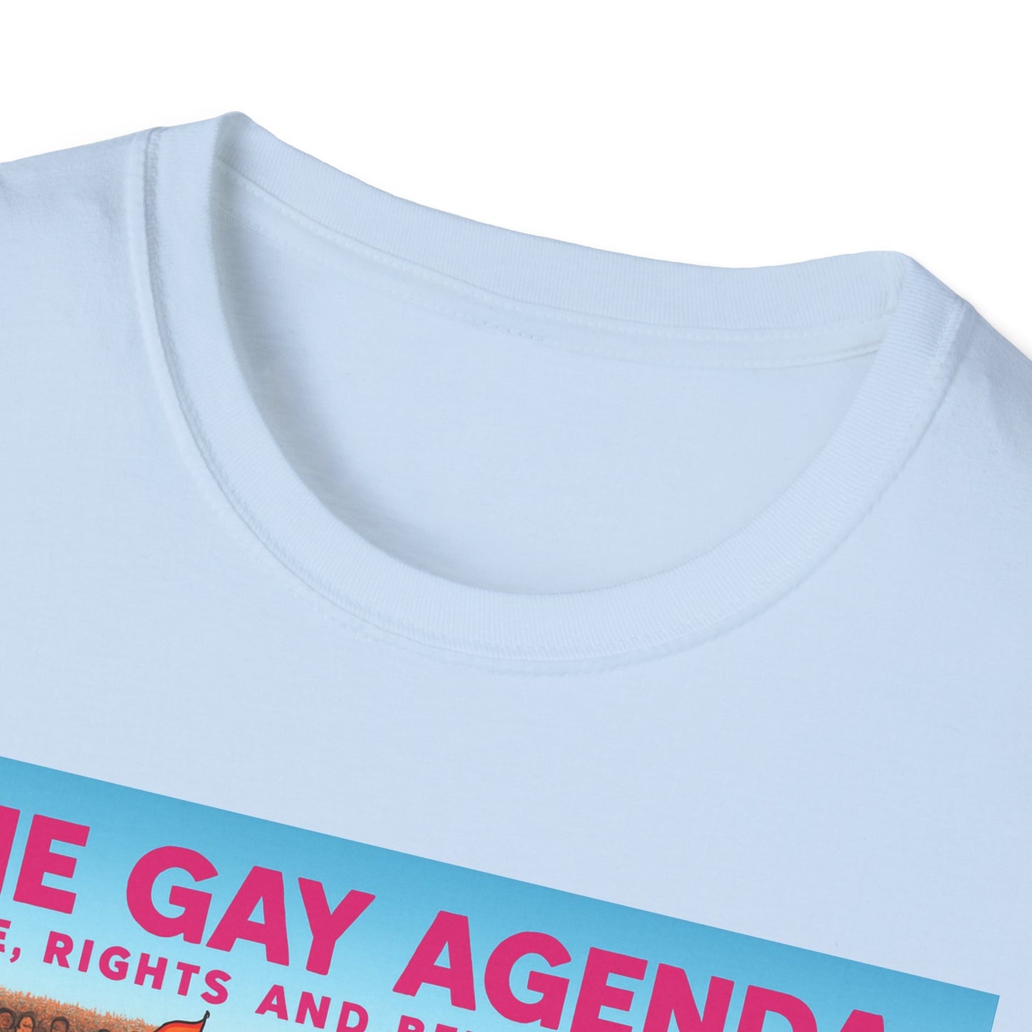 Colorful Pride T-Shirt | The Gay Agenda Tee, LGBTQ+ Apparel, Gay Rights Shirt, Pride Month Clothing, Festival Wear