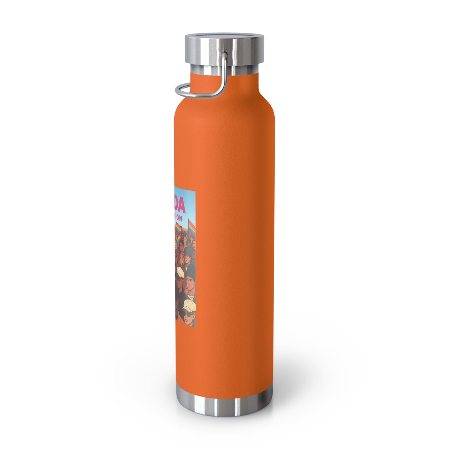 LGBTQ+ Insulated Water Bottle, Eco-Friendly Hydration, Pride Gifts, Trendy Travel Mug, Stainless Steel Flask