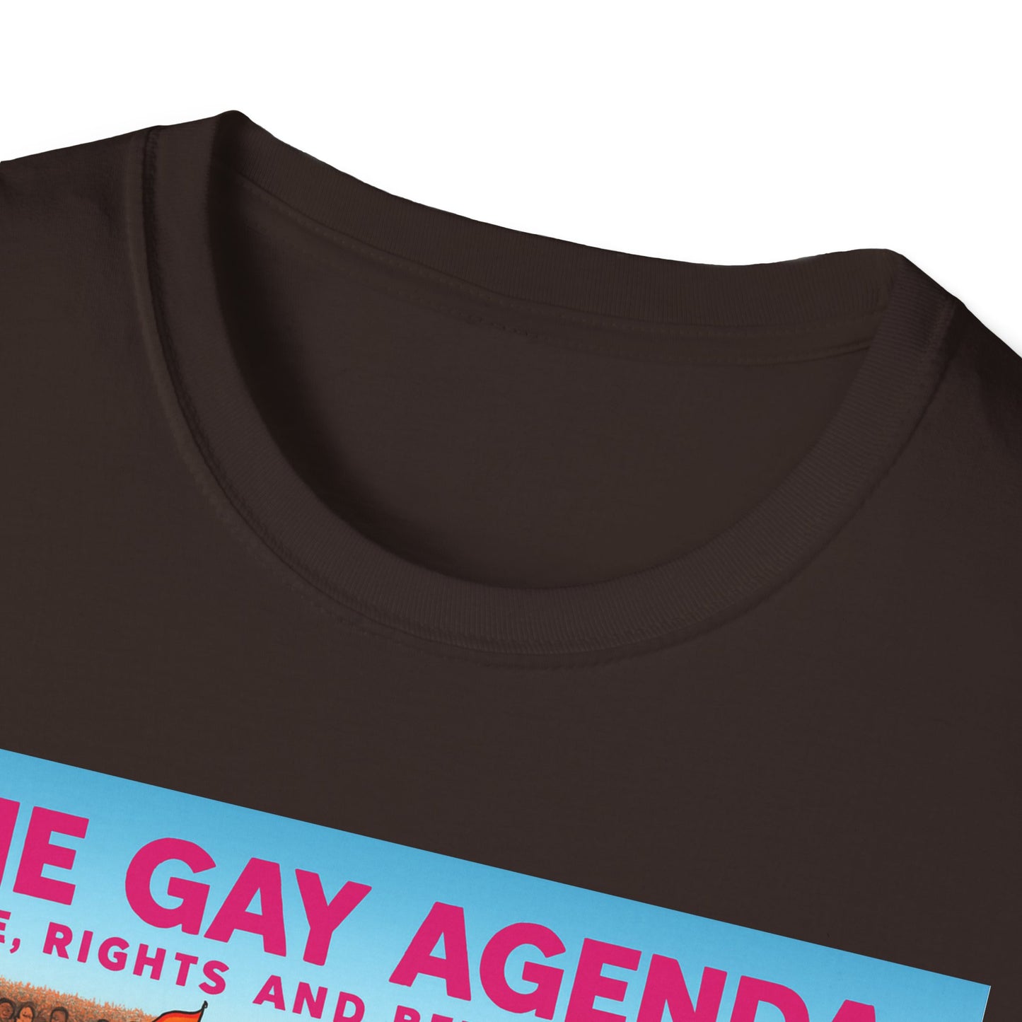 Colorful Pride T-Shirt | The Gay Agenda Tee, LGBTQ+ Apparel, Gay Rights Shirt, Pride Month Clothing, Festival Wear