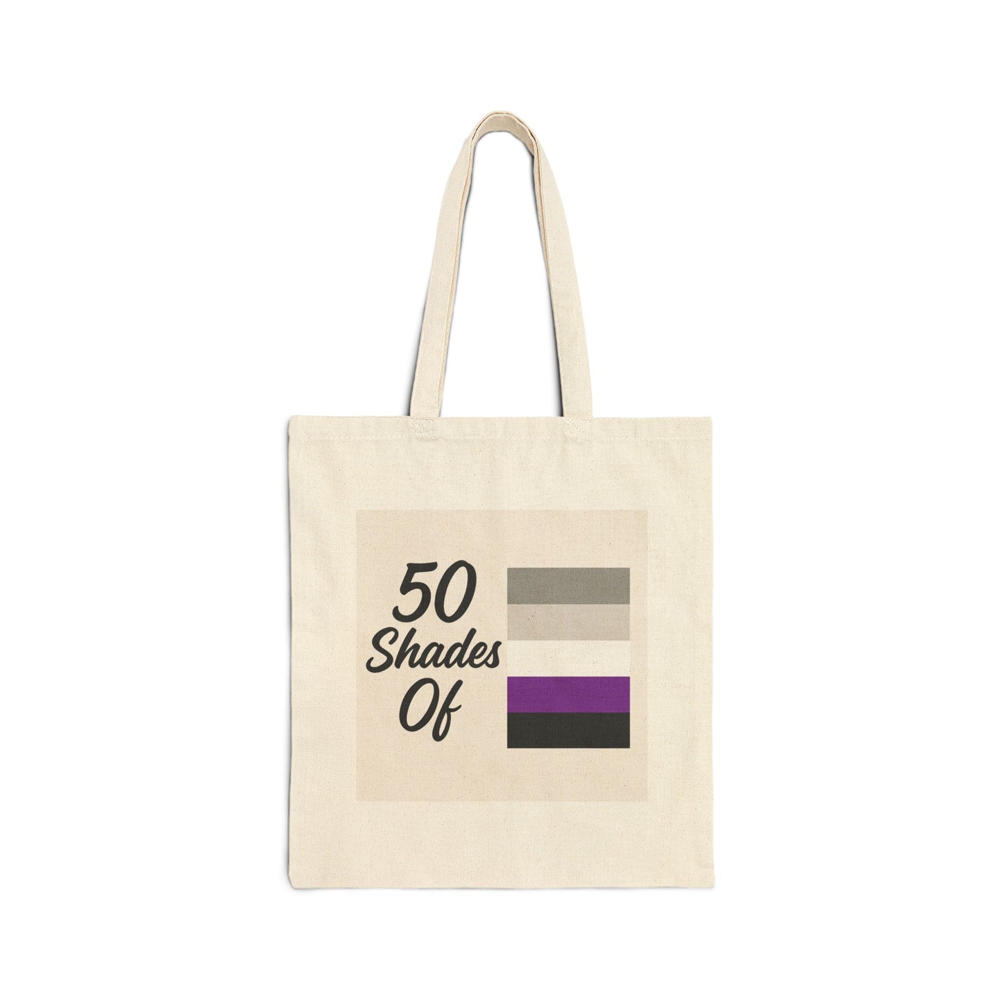 Graysexual - 50 Shades Of Cotton Canvas Tote Bag - Eco-Friendly, Reusable Shopping Bag, Gift for Book Lovers, Stylish Grocery Tote, Everyday Carryall
