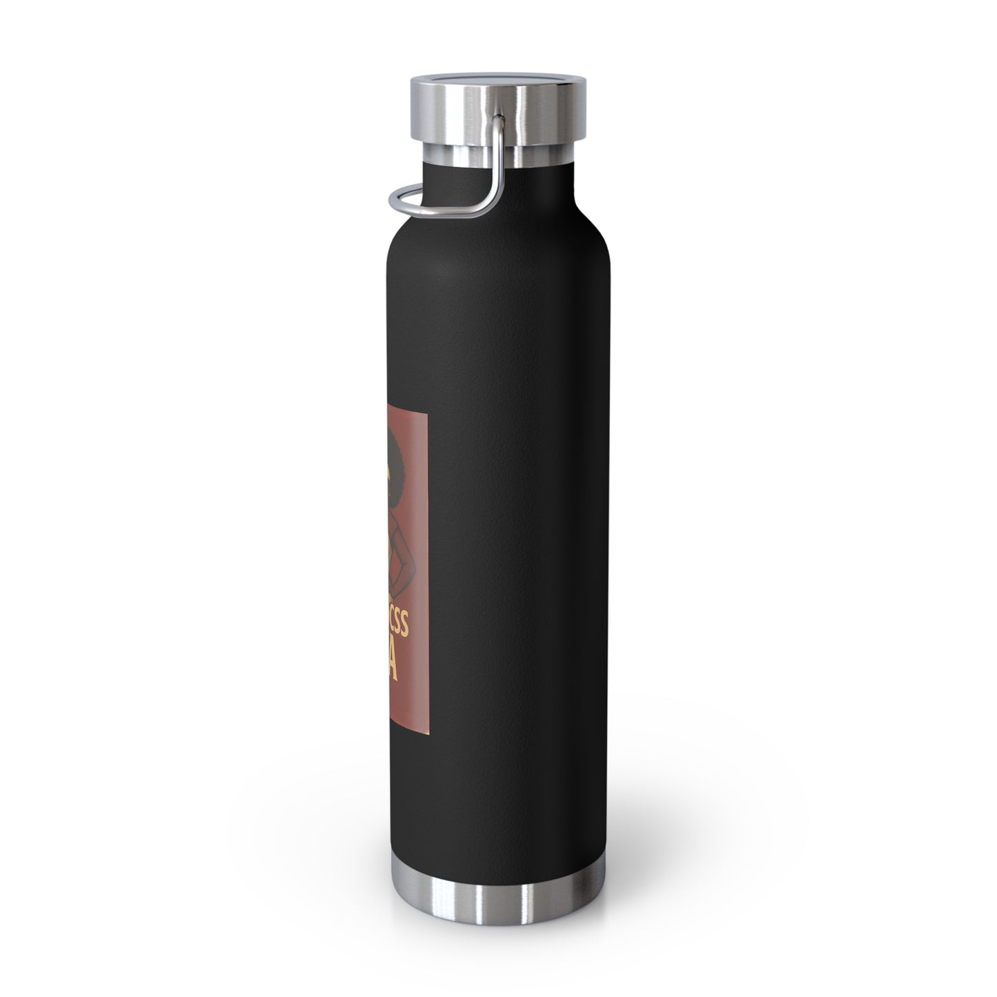Due Process Diva Copper Vacuum Insulated Bottle | 22oz Water Bottle, Motivational Gifts, Eco-Friendly, Travel Bottle, Unique Design