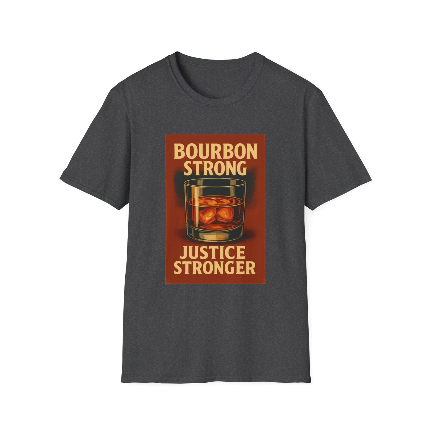 Bourbon Strong T-Shirt, Unisex Defense Attorney Whiskey Tee, Casual Style Shirt, Bar Lover Apparel, Bourbon Enthusiast Wear