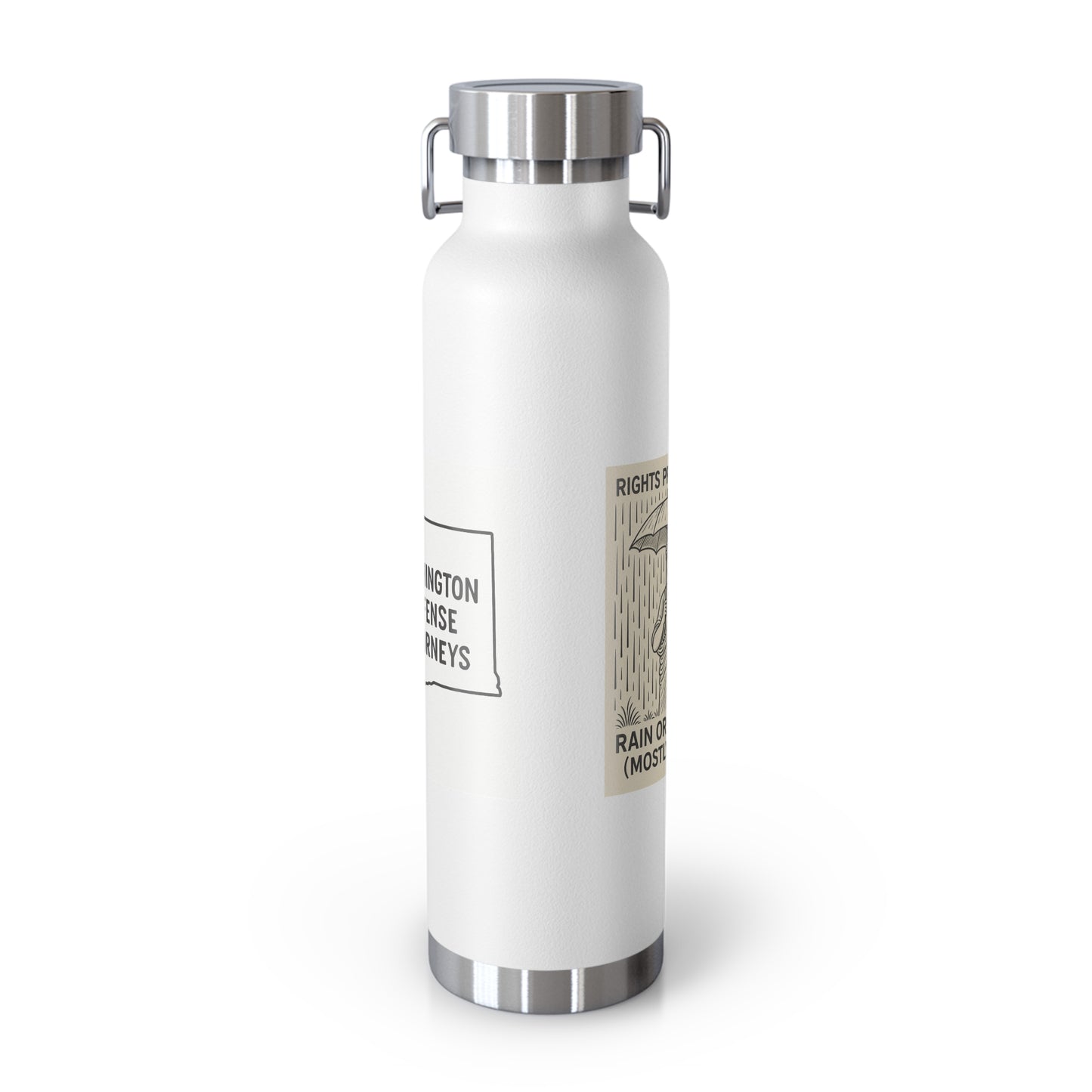 Insulated Water Bottle with Vintage Graphic, Travel Tumbler, Eco-Friendly Drinkware, Gifts for Activists, Outdoors Gear, Sustainable Bottles
