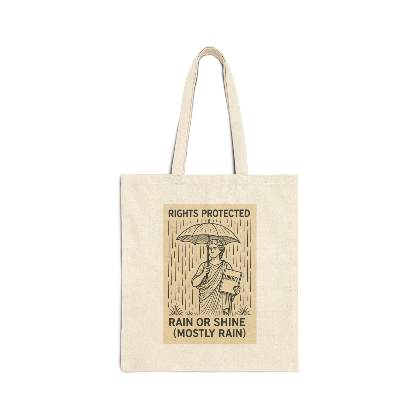 Washington Defense Attorney Cotton Canvas Tote Bag - Rights Protected Design, Perfect for Everyday Use, Gift for Activists