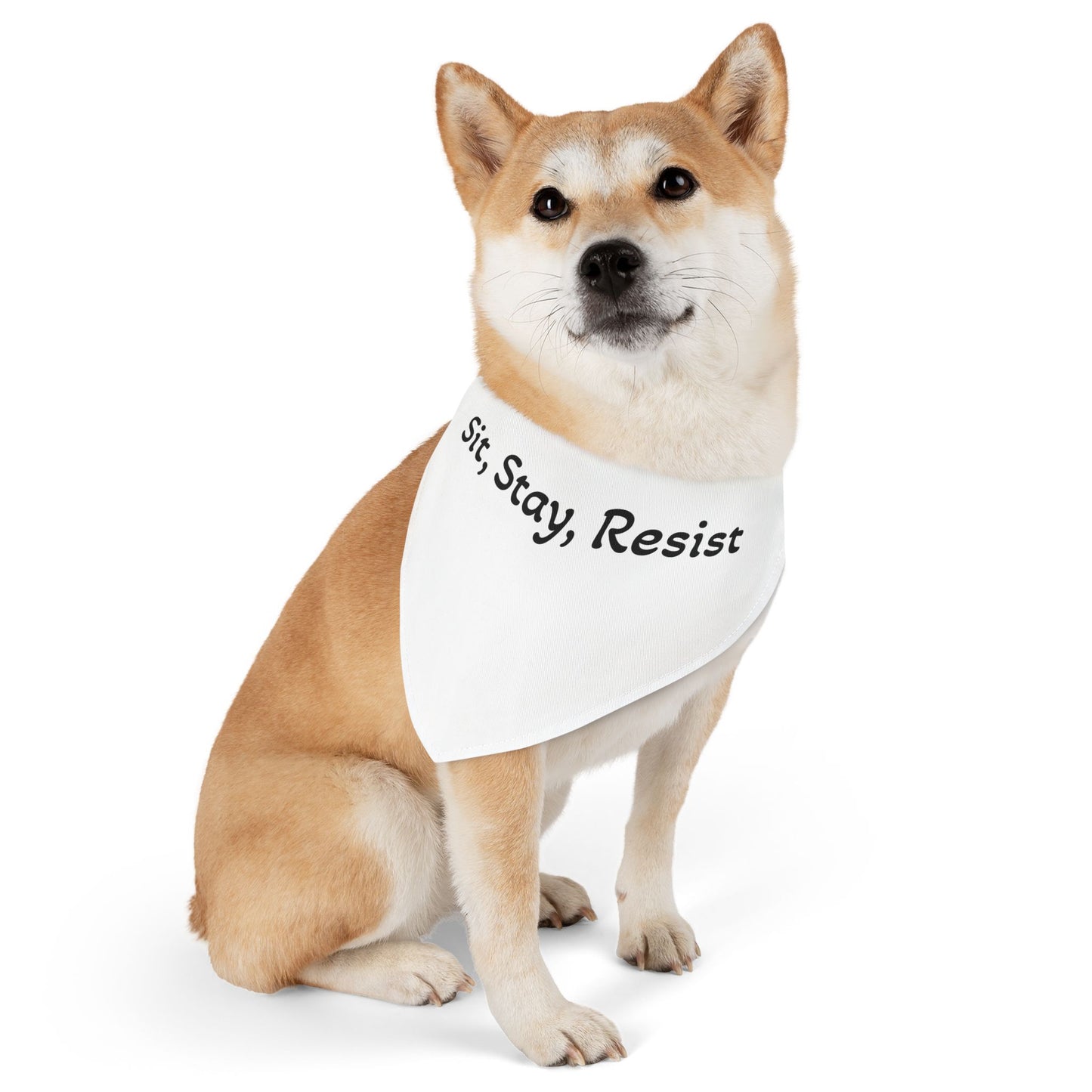 Sit Stay Resist - Pet Bandana