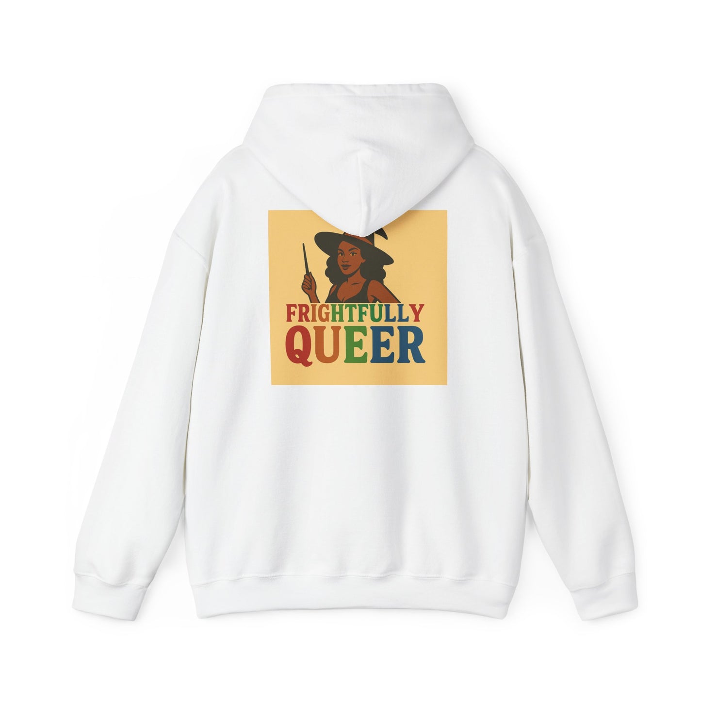 Frightfully Queer Hoodie - Cozy Unisex Sweatshirt for LGBTQ+ Pride, Halloween, Fall Fashion, Casual Wear, Unique Gift