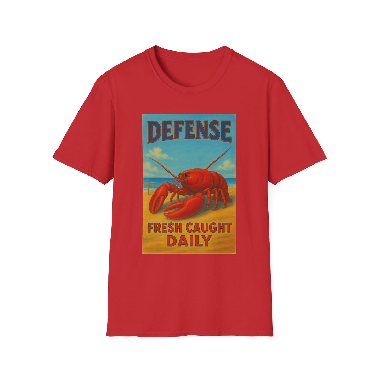 Maine Defense Attorney T-Shirt for Seafood Lovers, Unisex Tee, Quirky Gift for Lawyers, Beachwear, Maine Vacation Merch