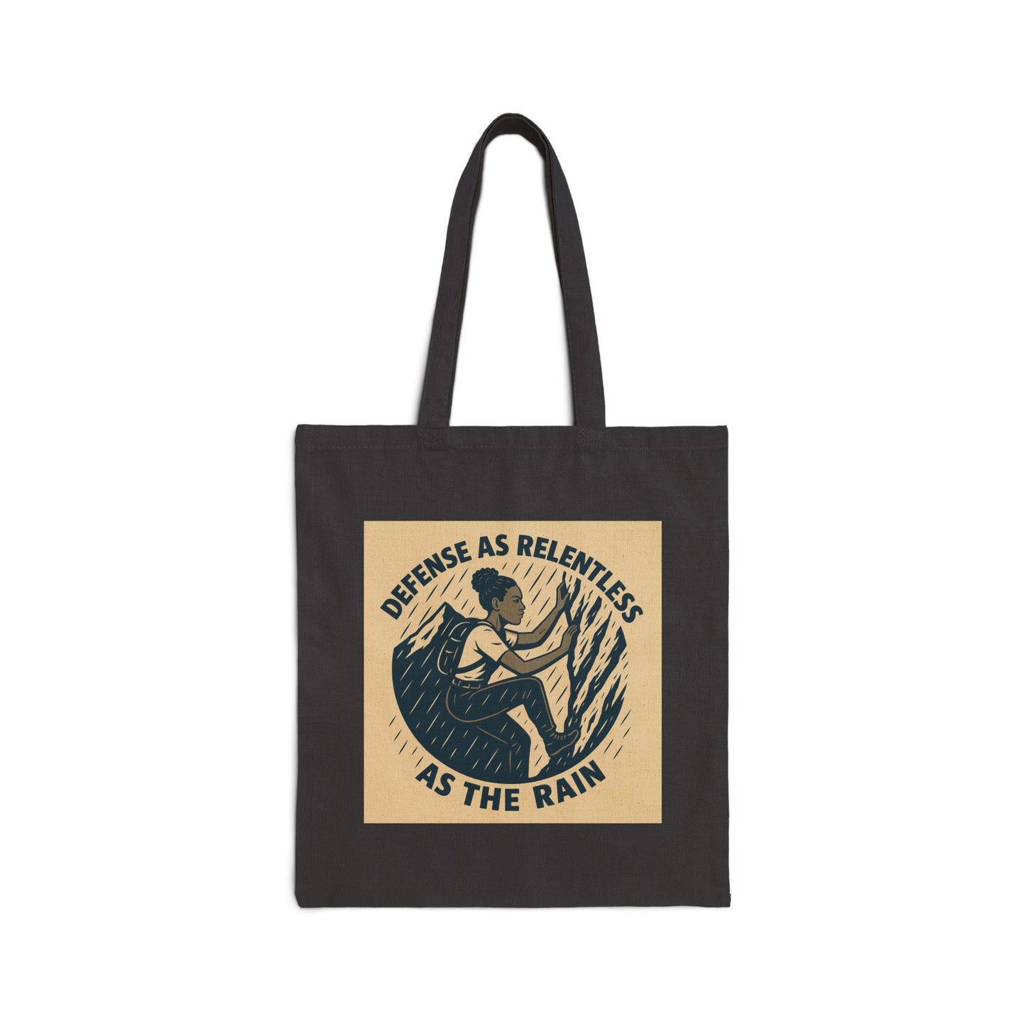 Washington Defense Attorney - Relentless Defense Cotton Canvas Tote Bag | Eco-Friendly Tote, Reusable Shopping Bag