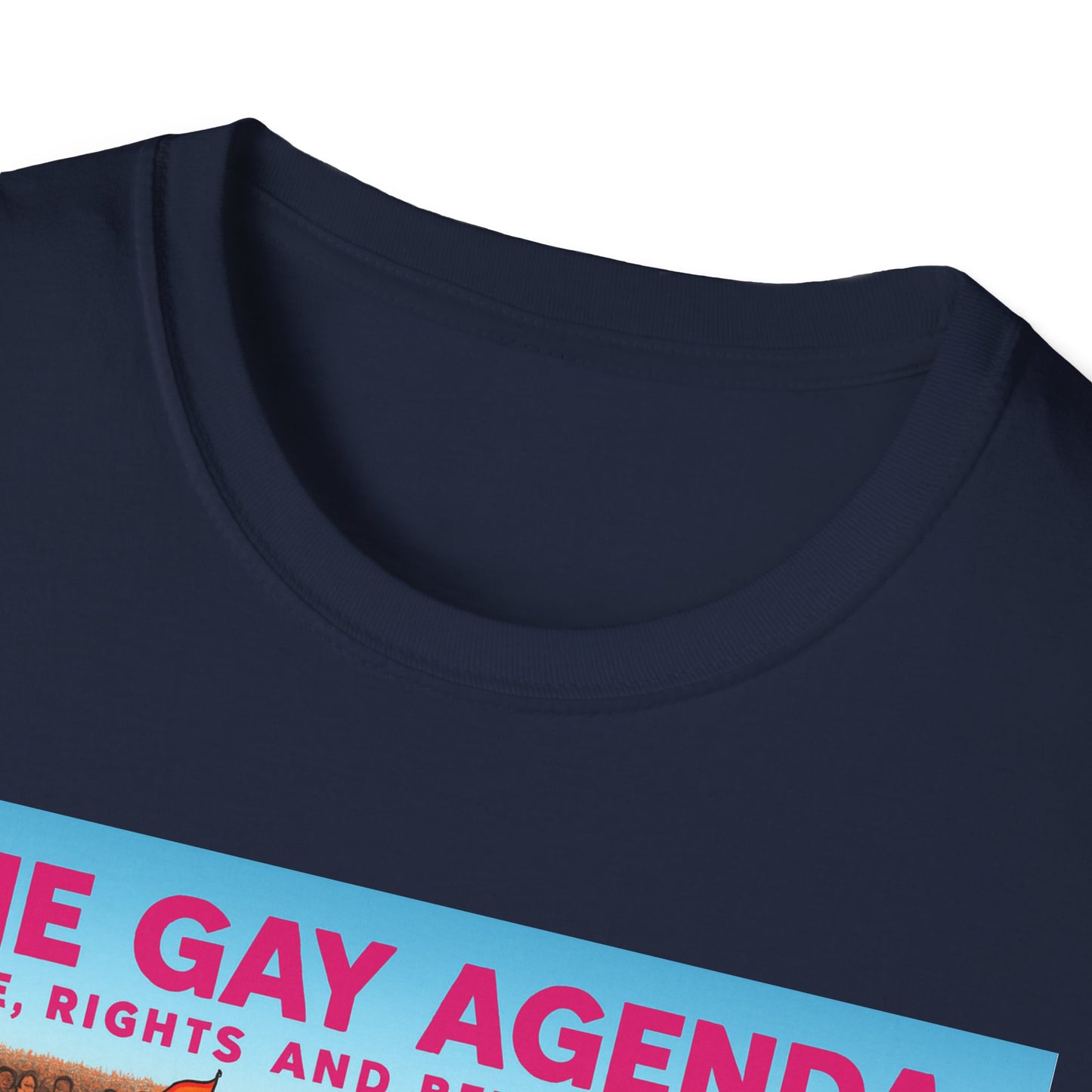 Colorful Pride T-Shirt | The Gay Agenda Tee, LGBTQ+ Apparel, Gay Rights Shirt, Pride Month Clothing, Festival Wear