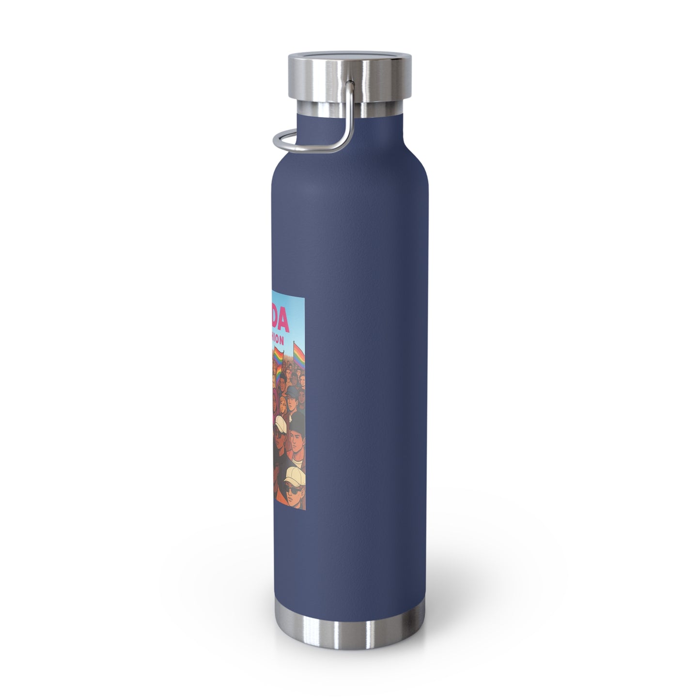 LGBTQ+ Insulated Water Bottle, Eco-Friendly Hydration, Pride Gifts, Trendy Travel Mug, Stainless Steel Flask
