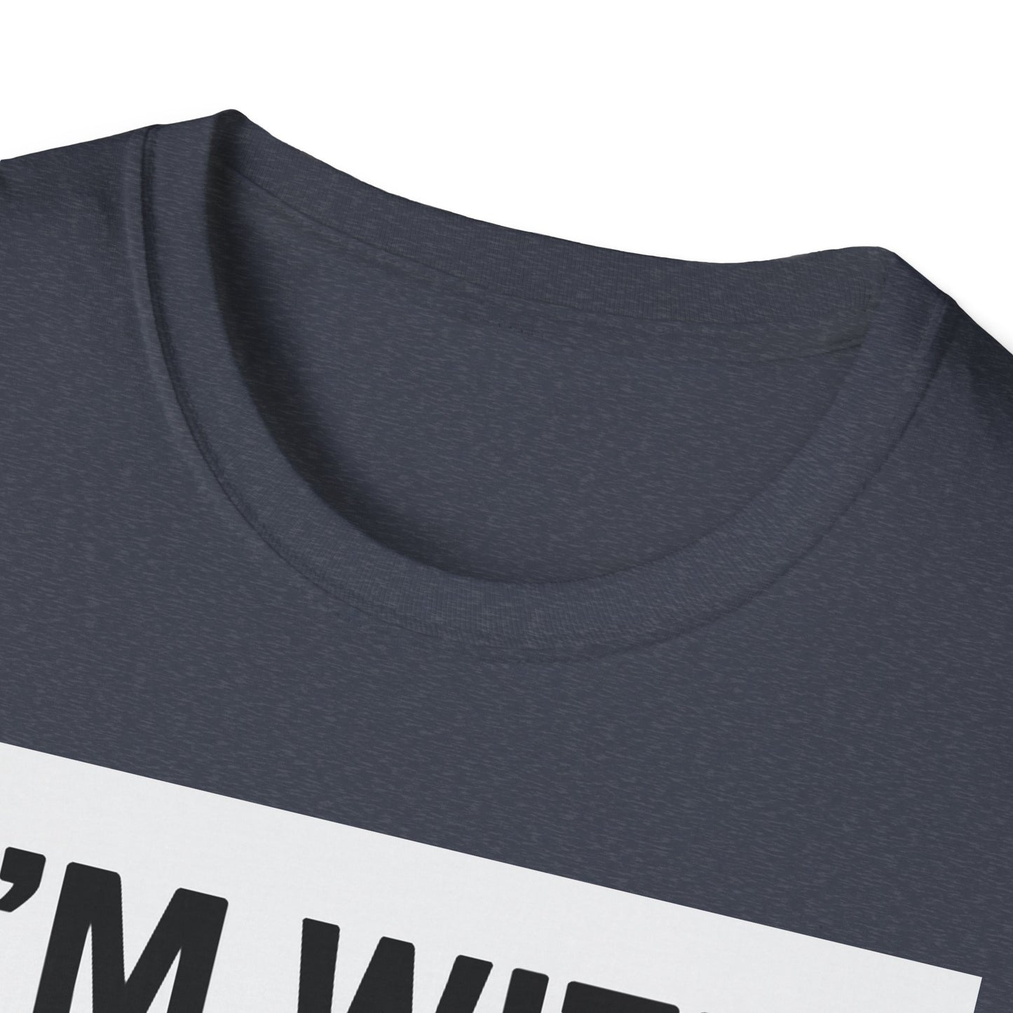 Unisex Pride T-Shirt - I'm With Him and Him, Poly and EMN Apparel