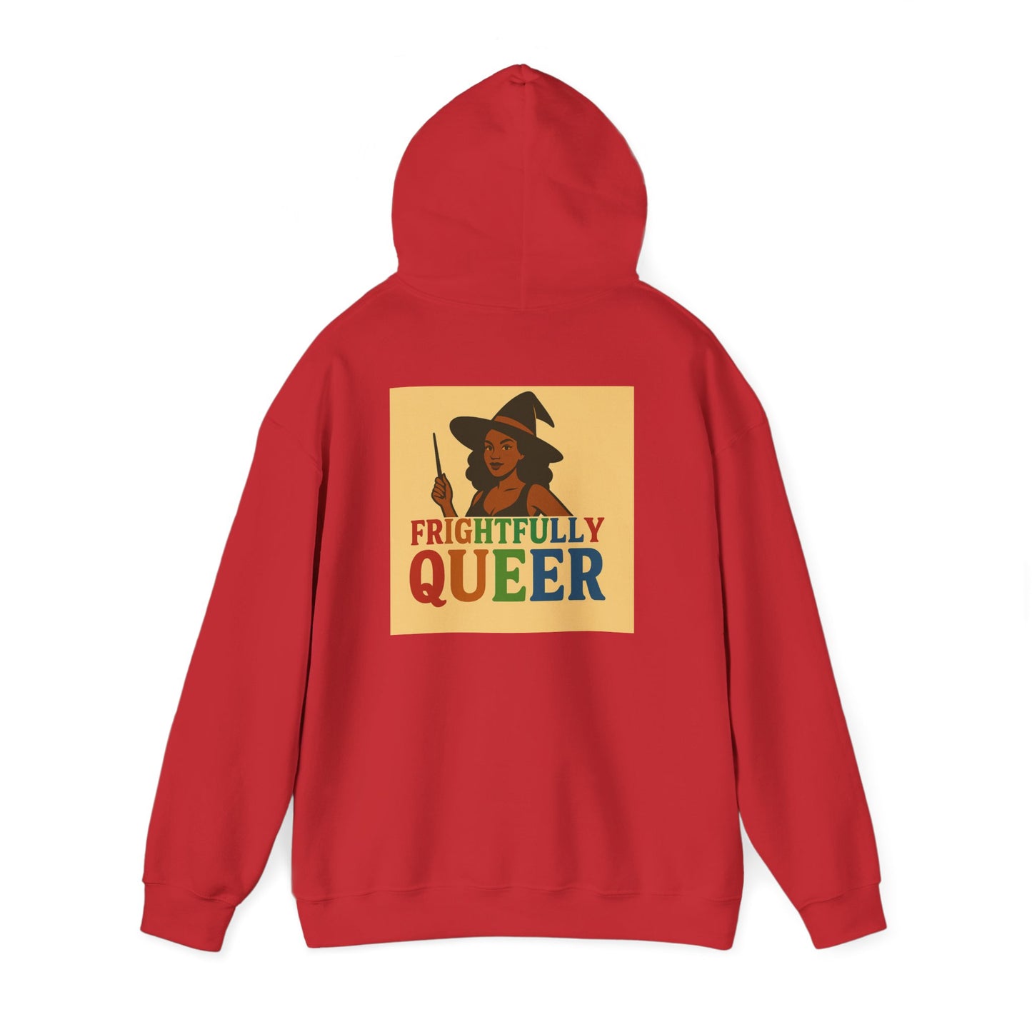 Frightfully Queer Hoodie - Cozy Unisex Sweatshirt for LGBTQ+ Pride, Halloween, Fall Fashion, Casual Wear, Unique Gift