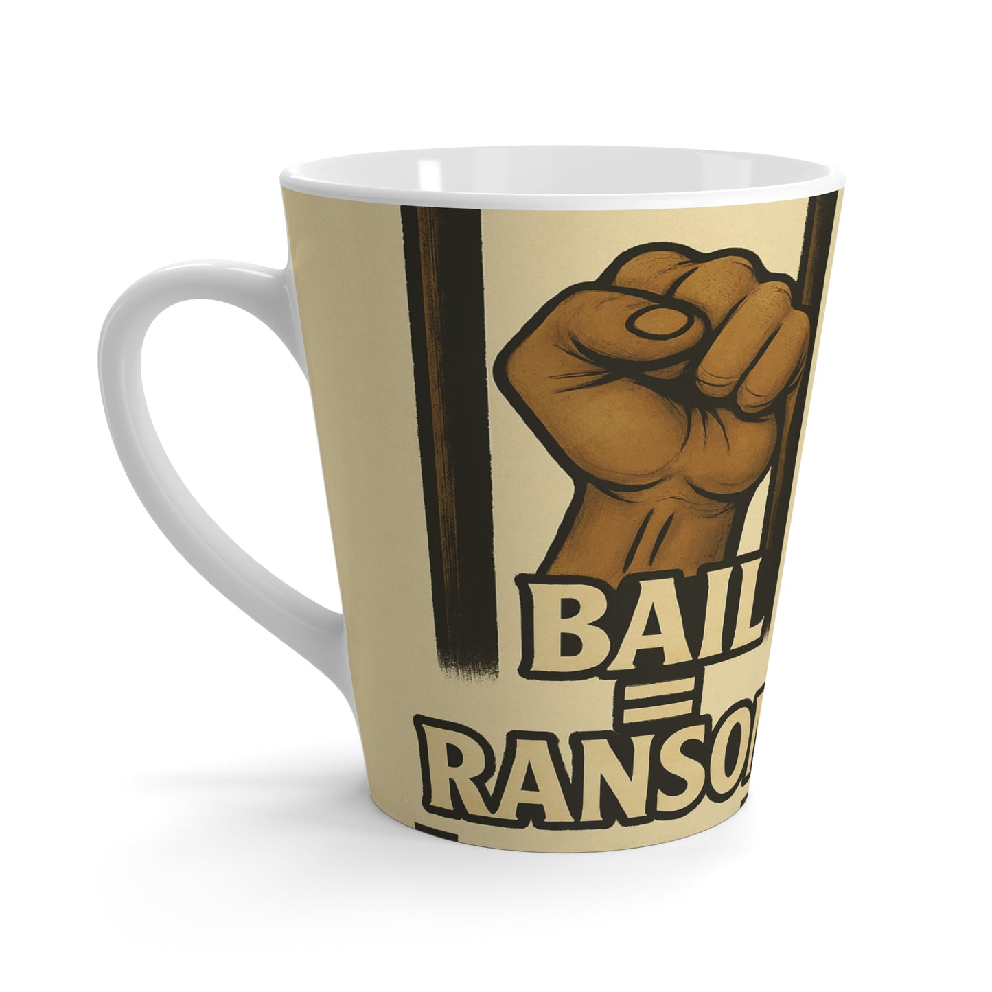 Empowerment Latte Mug - Protest Art, Social Justice Gift, Inspirational Drinkware, Activism Coffee Cup, Movements Supporter