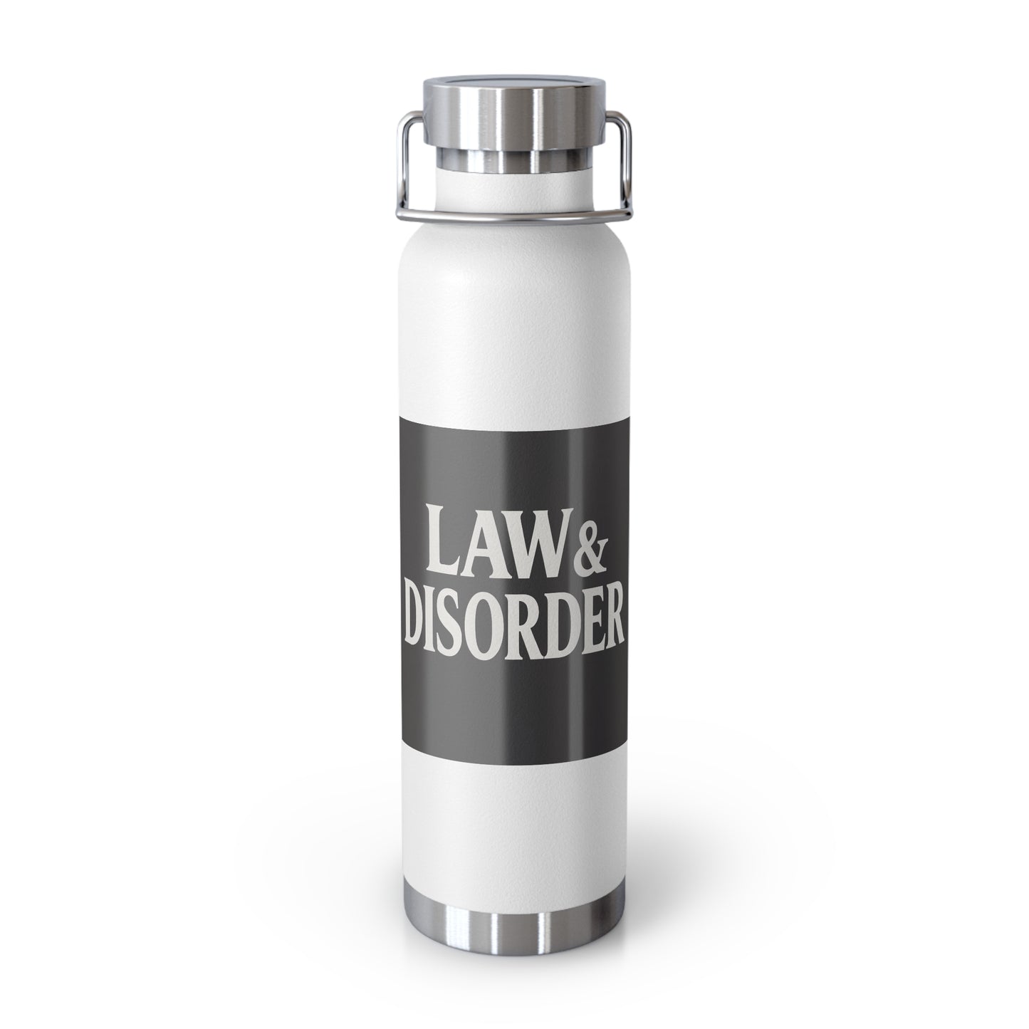 Stylish Insulated Water Bottle - Law & Disorder, Eco-Friendly Hydration, Perfect for Office, Gifts, Fitness, Travel, Outdoor Adventures