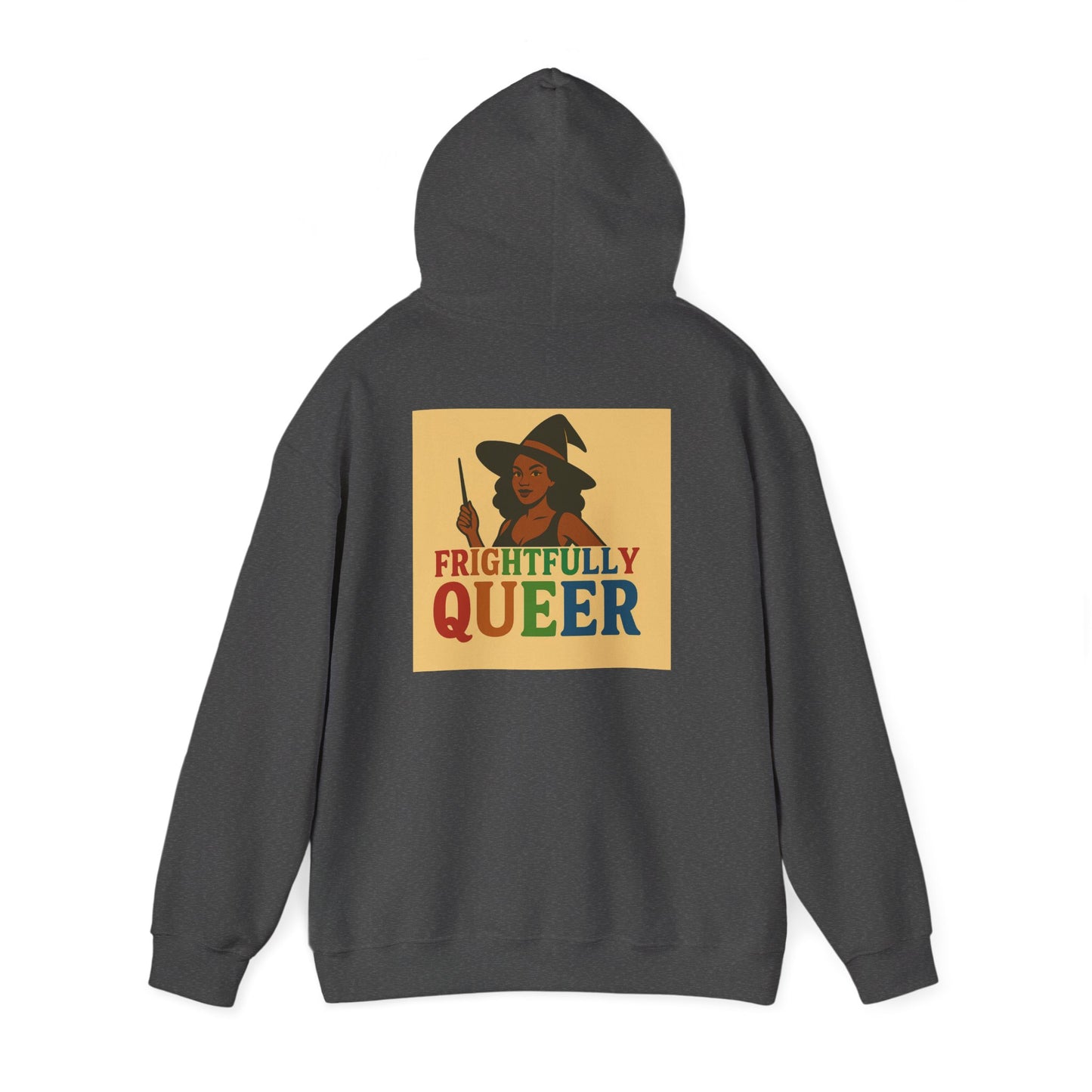 Frightfully Queer Hoodie - Cozy Unisex Sweatshirt for LGBTQ+ Pride, Halloween, Fall Fashion, Casual Wear, Unique Gift