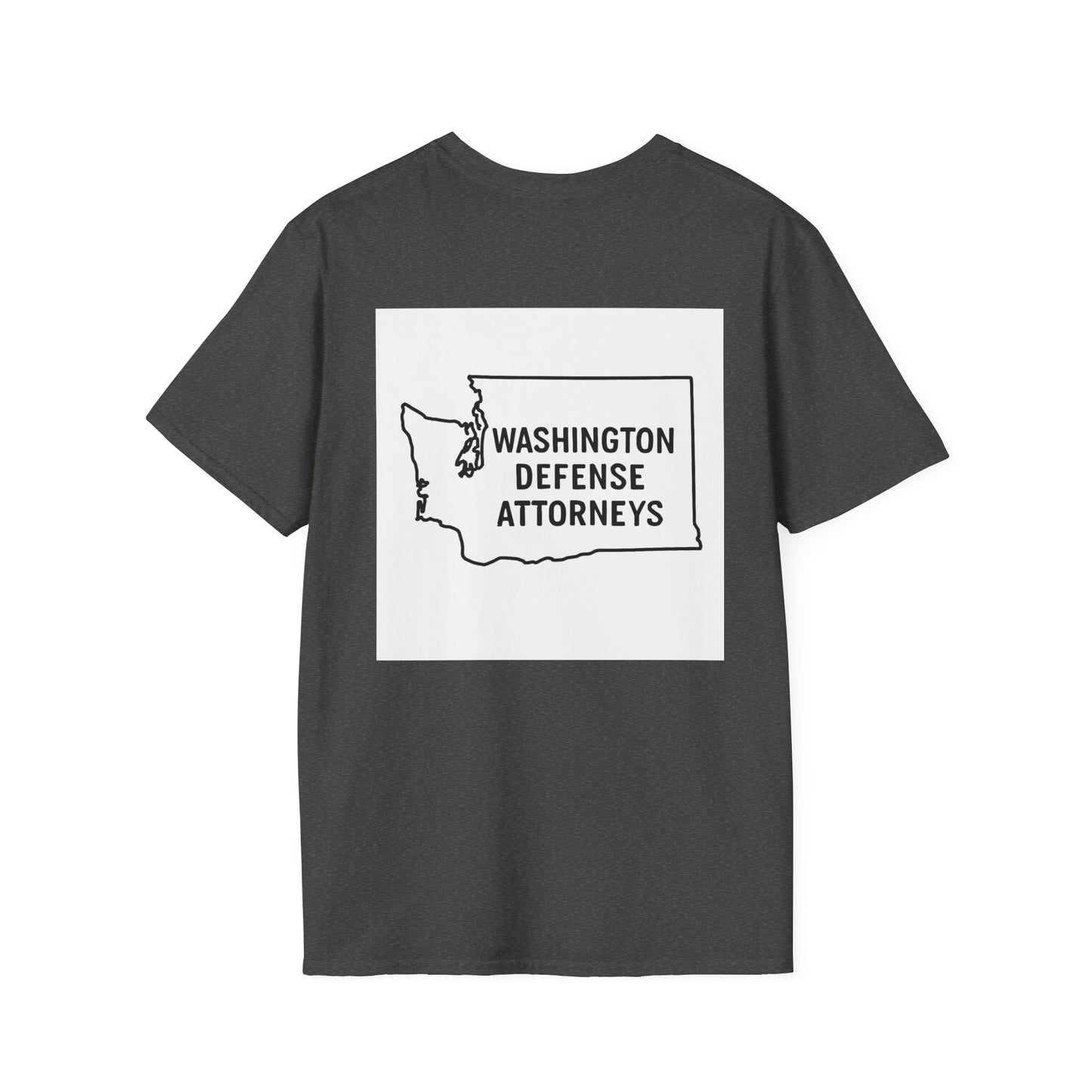 Washington Defense Attorney - Defense As Relentless Unisex T-Shirt, Graphic T-Shirt for Attorneys, Gift for Lawyers