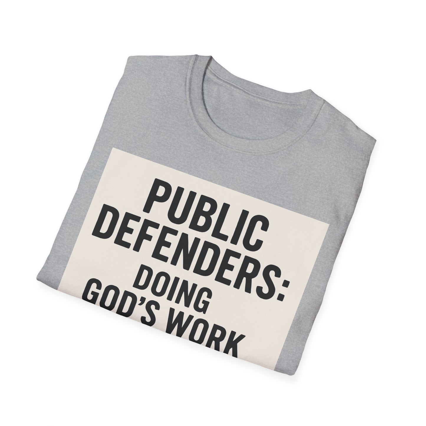 Public Defender T-Shirt: Advocate, Lawyer Gifts, Legal Humor, Courtroom Apparel, Fundraiser Tees