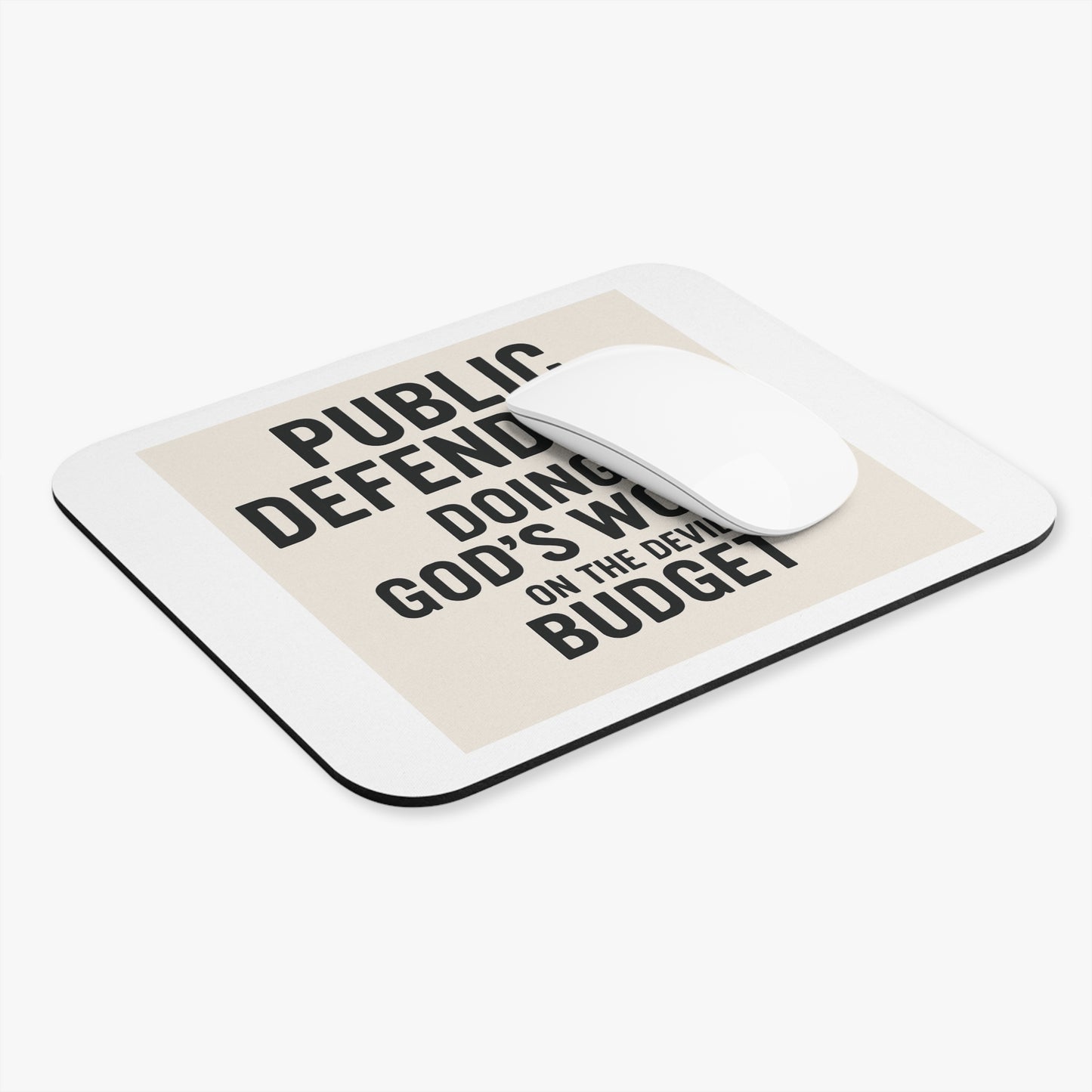 Public Defender Mouse Pad, Legal Gifts, Office Decor, Lawyer Humor, Budget Conscious Gift, Desk Accessories