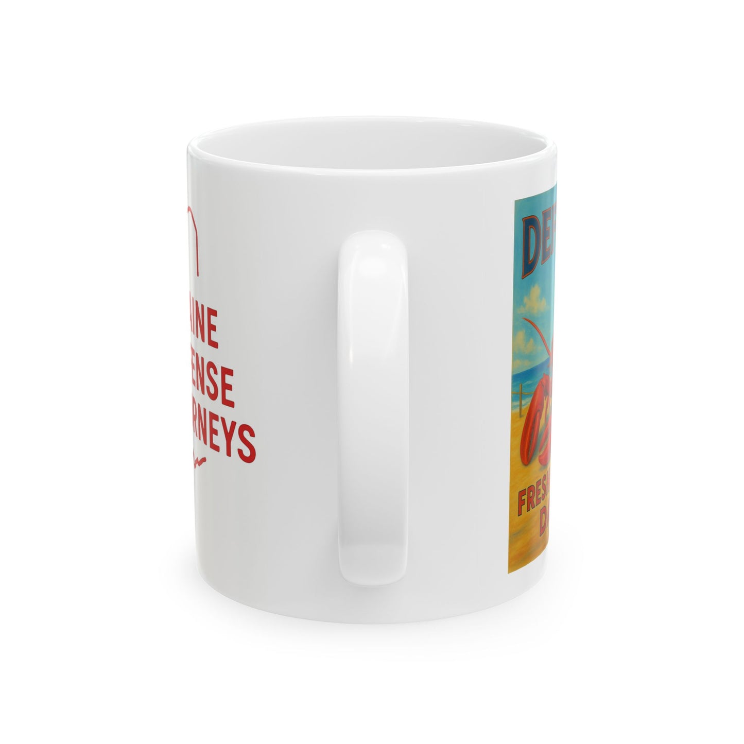Maine Defense Attorney Ceramic Mug, 11oz or 15oz, Perfect for Coffee Lovers, Lawyers, Attorneys