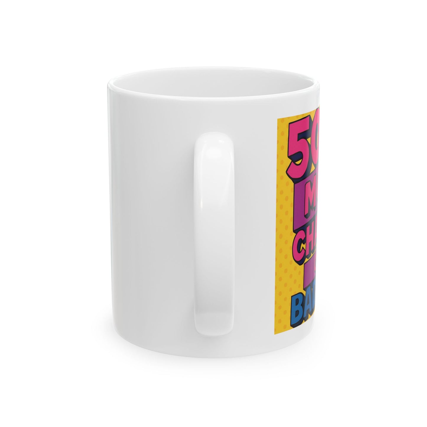 Quirky Ceramic Mug for Bisexuals, Coffee Lovers, Great Gift for Birthdays, Office, Home Decor, Unique Drinking Experience, 11oz & 15oz