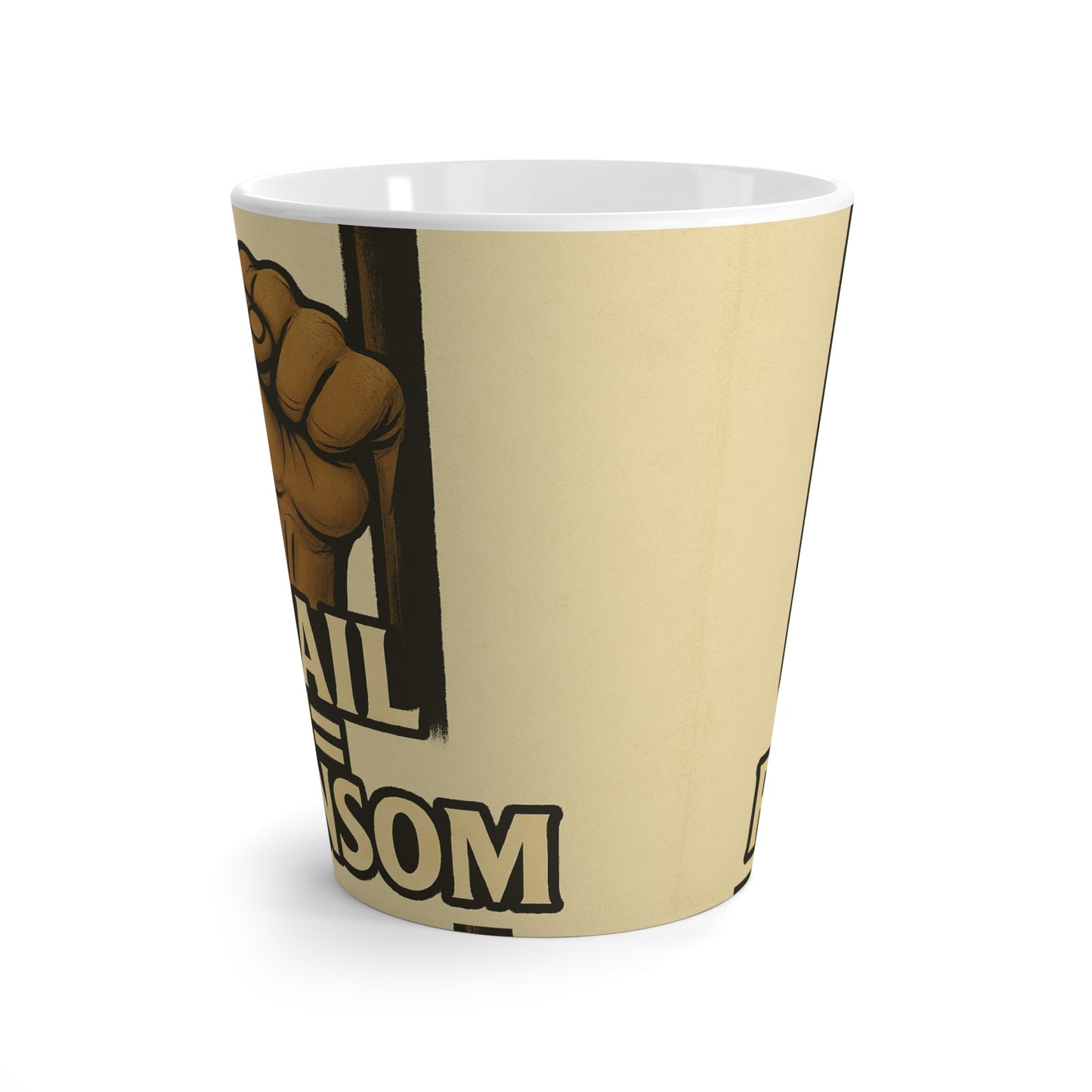 Empowerment Latte Mug - Protest Art, Social Justice Gift, Inspirational Drinkware, Activism Coffee Cup, Movements Supporter