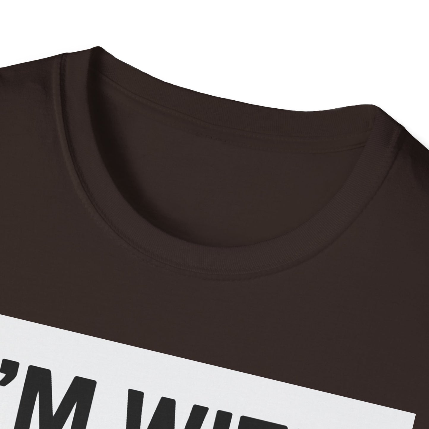 Unisex Pride T-Shirt - I'm With Him and Him, Poly and EMN Apparel