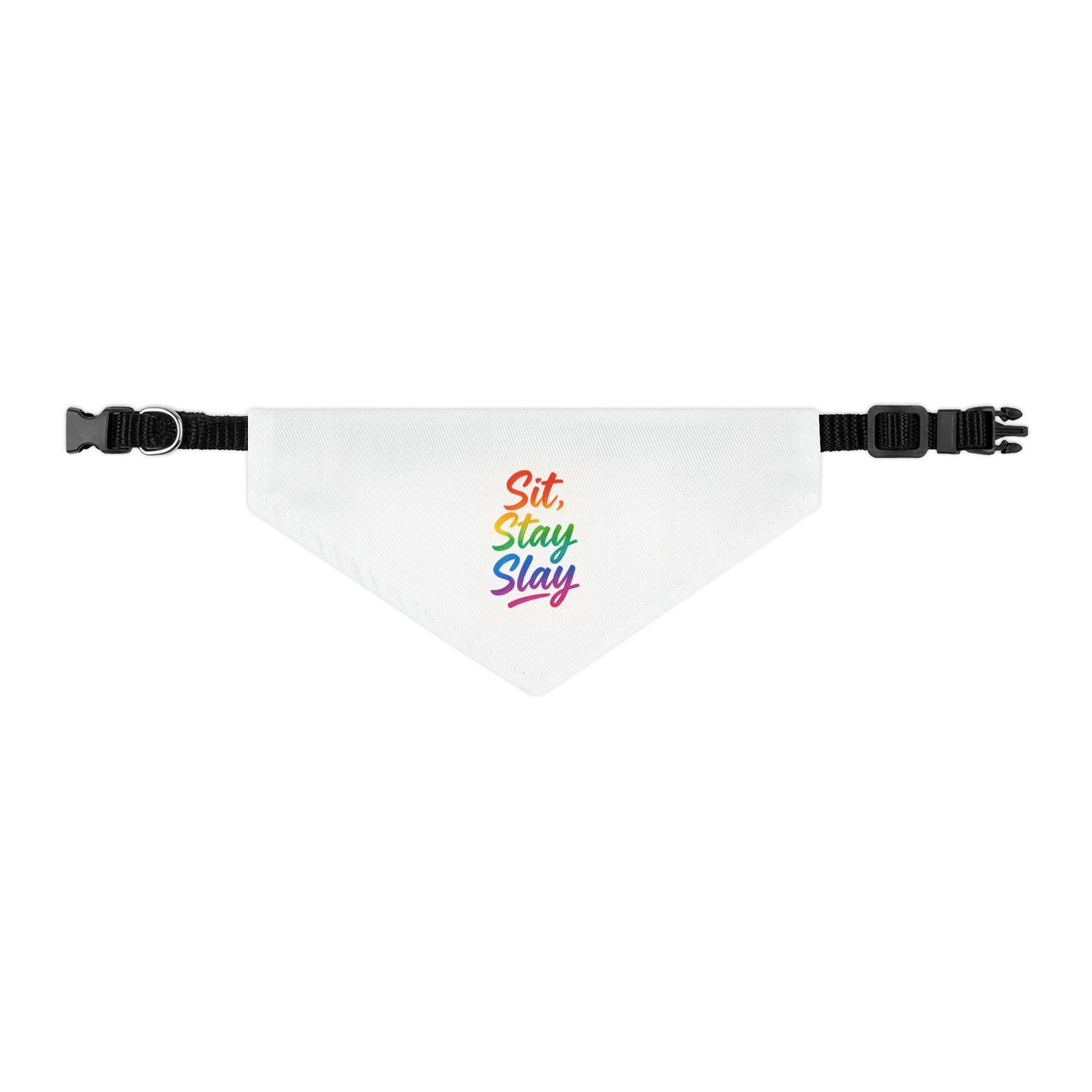 Rainbow Pet Bandana Collar, Fun Dog Accessory, Gift for Pet Lovers, Stylish Dog Bandana, LGBTQIA