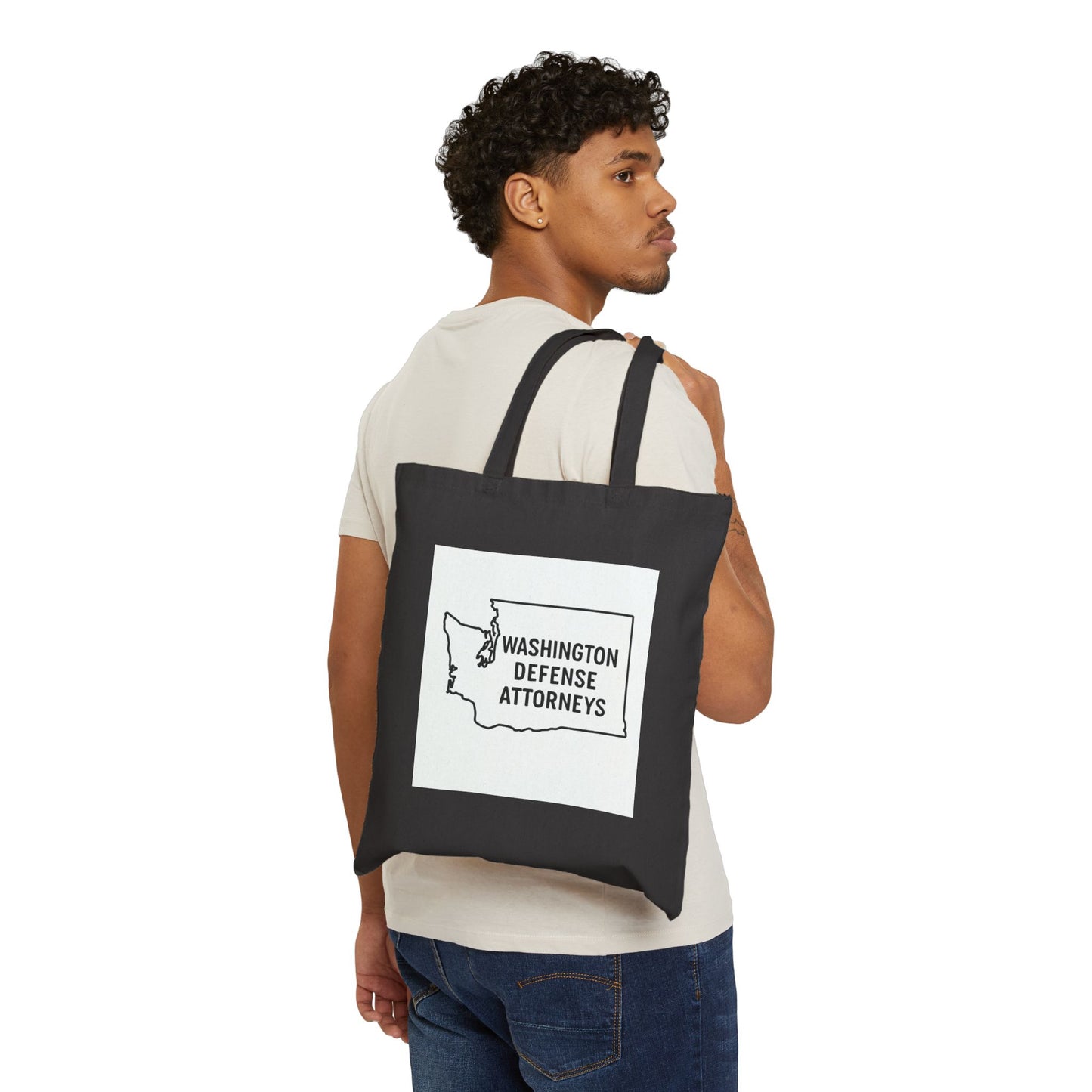 Washington Defense Attorney Cotton Canvas Tote Bag - Rights Protected Design, Perfect for Everyday Use, Gift for Activists