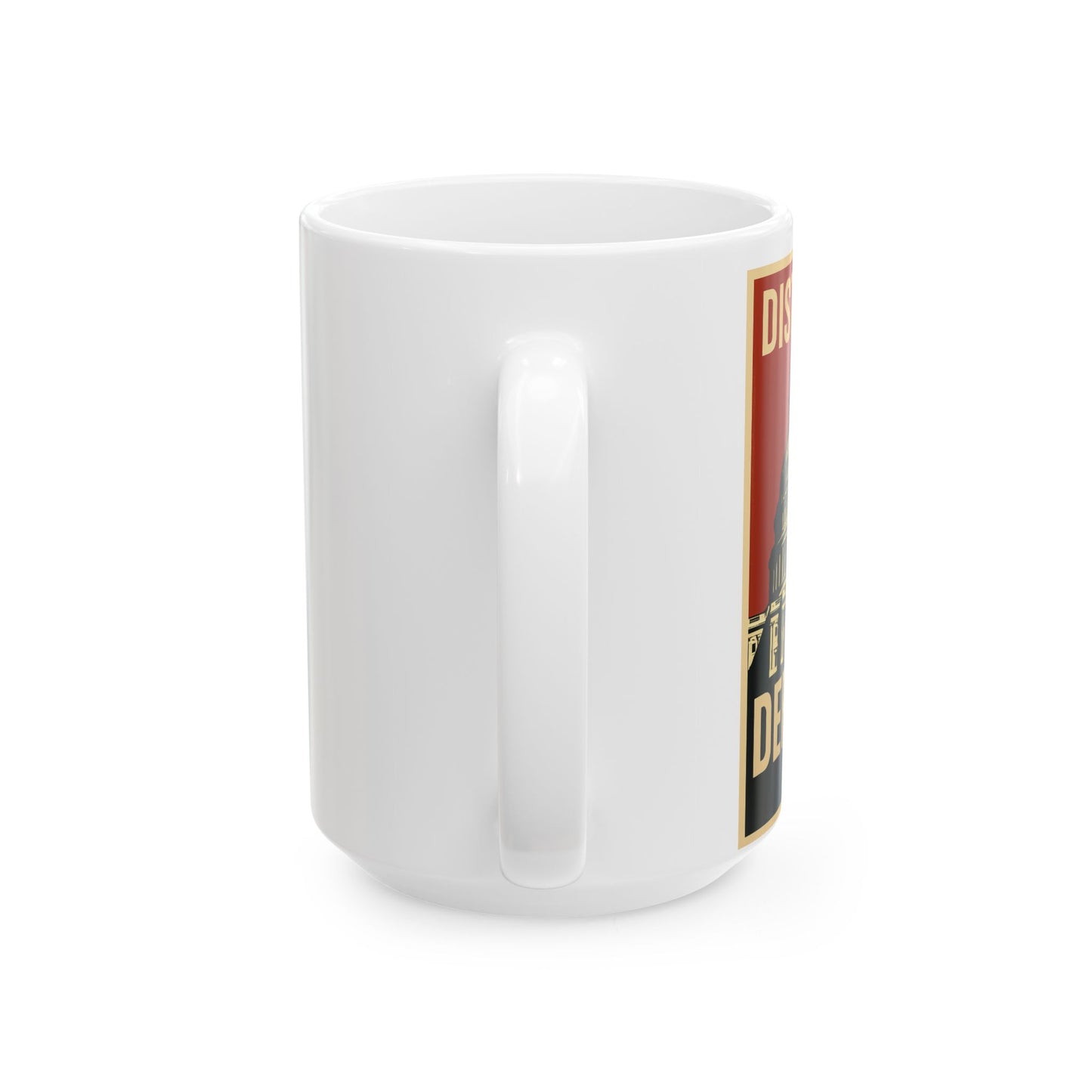 Empowerment Ceramic Mug, Inspirational Coffee Cup, Motivational Mug Gift, Art Print Mug, Perfect for Home Office, Protester Mug