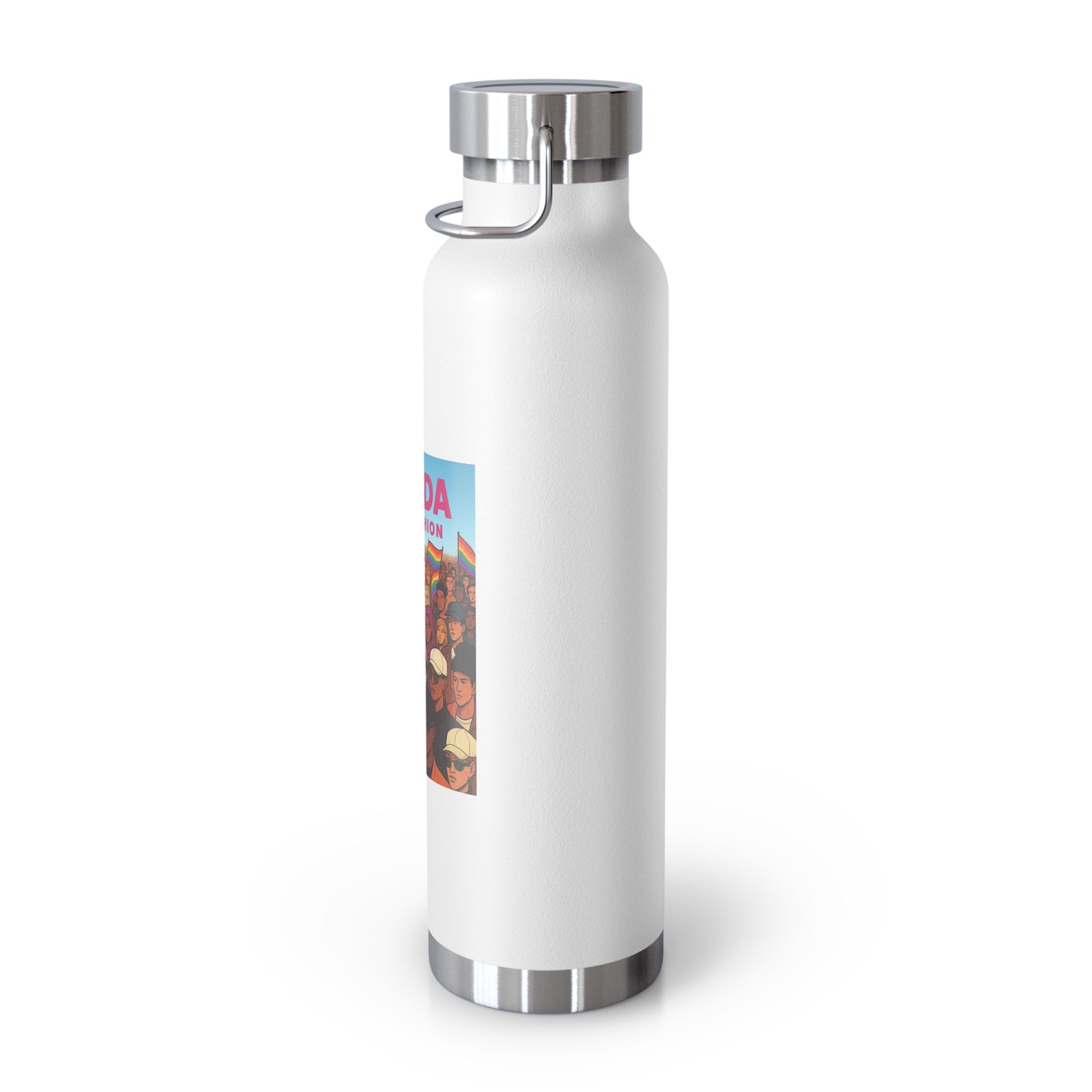 LGBTQ+ Insulated Water Bottle, Eco-Friendly Hydration, Pride Gifts, Trendy Travel Mug, Stainless Steel Flask