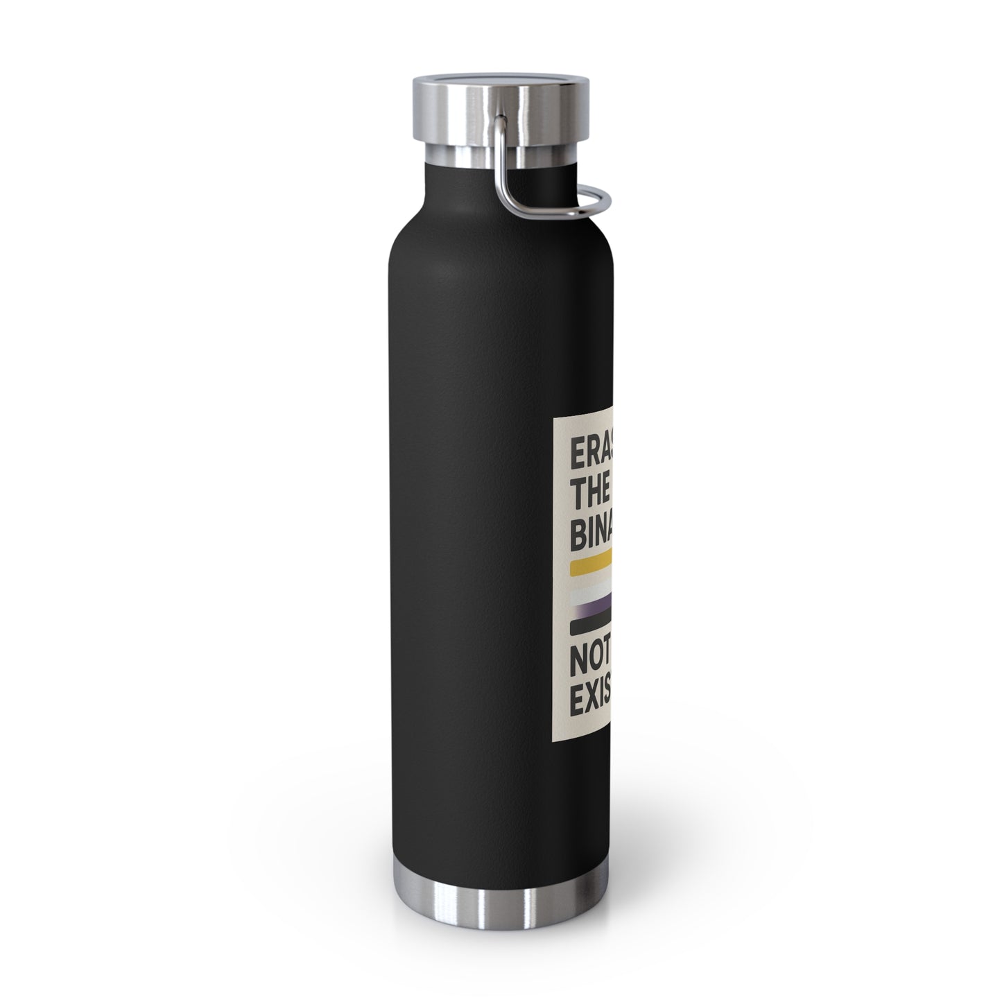 Nonbinary-Copper Insulated Water Bottle, Eco-Friendly Drinkware, Perfect for Activism, LGBTQ+ Pride, Fitness, Travel, Gifts