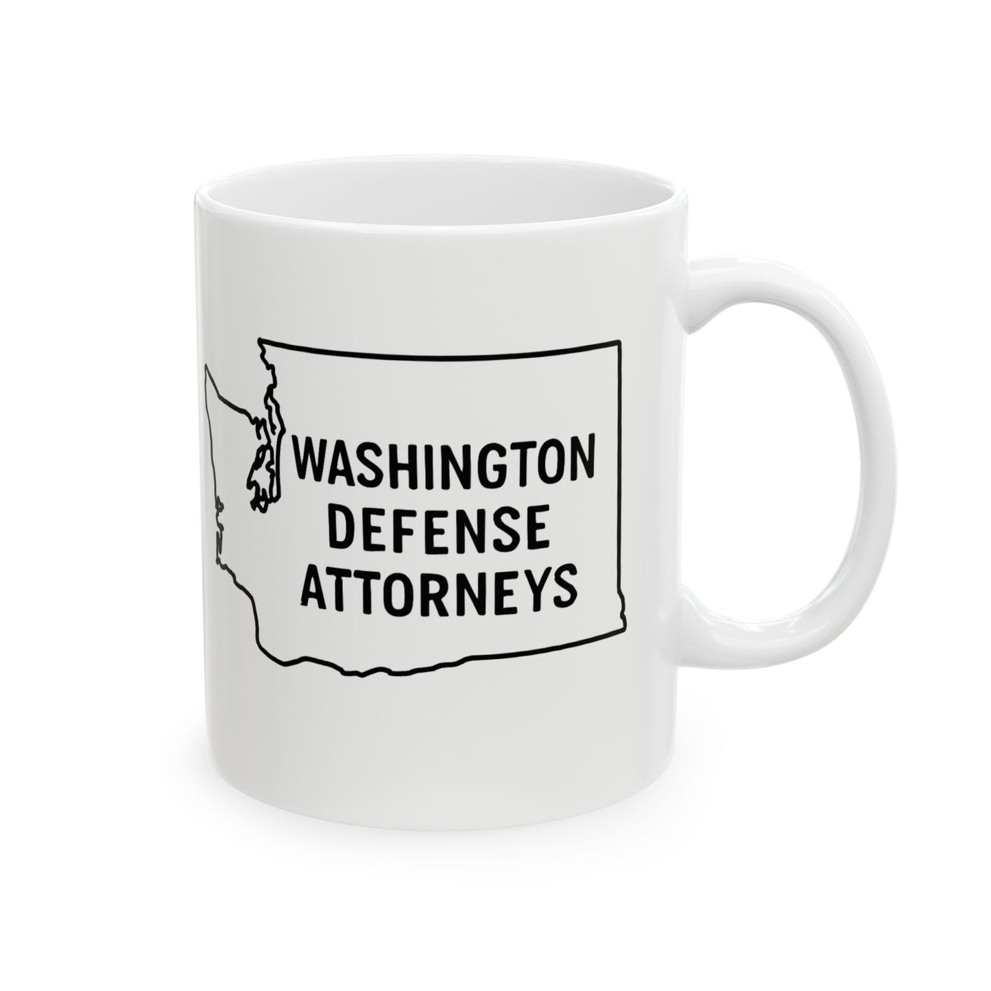 Washington Defense Attorney Inspired Ceramic Mug, Coffee Lover Gift, Retro Design, Home Decor, Travel Mug