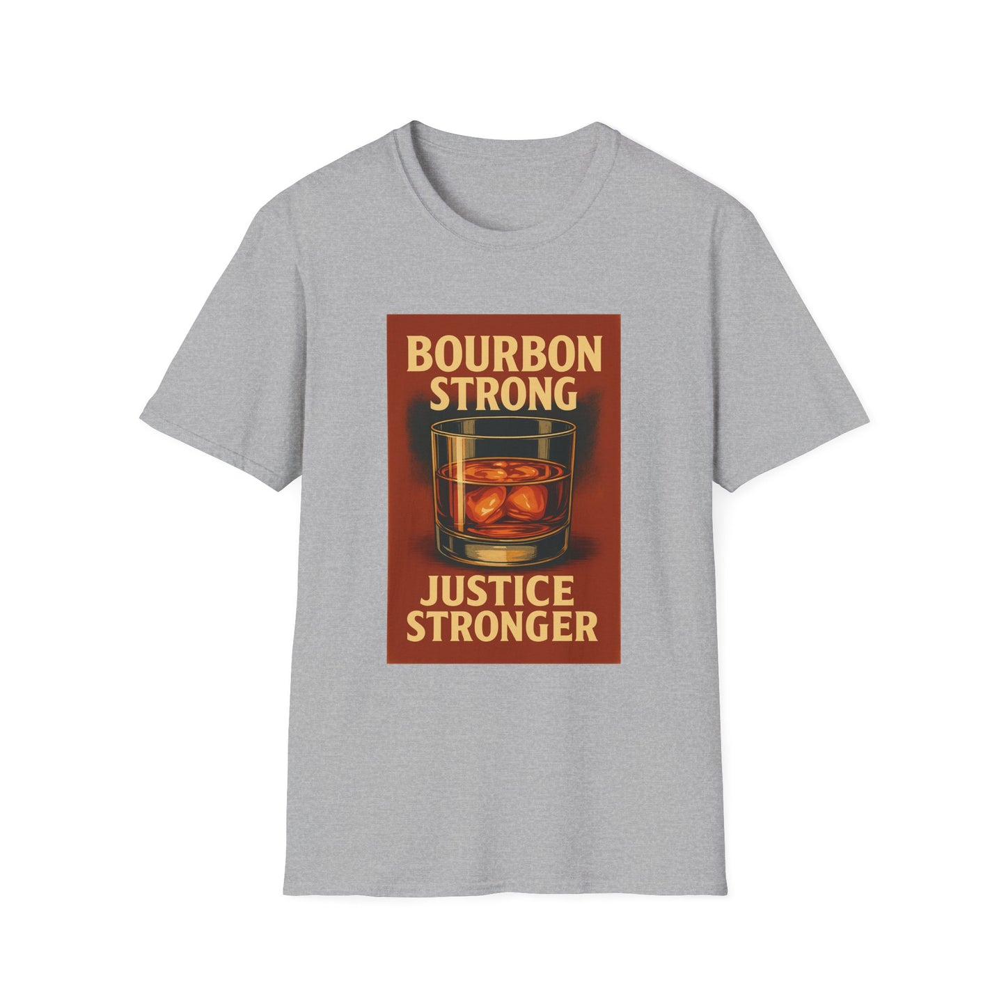 Bourbon Strong T-Shirt, Unisex Defense Attorney Whiskey Tee, Casual Style Shirt, Bar Lover Apparel, Bourbon Enthusiast Wear