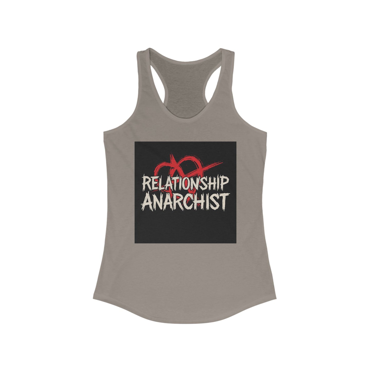 Relationship Anarchist Women's Tank Top, Cute Tank for Casual Wear, Summer Outfit, Gift for Friends, Rebellious Fashion