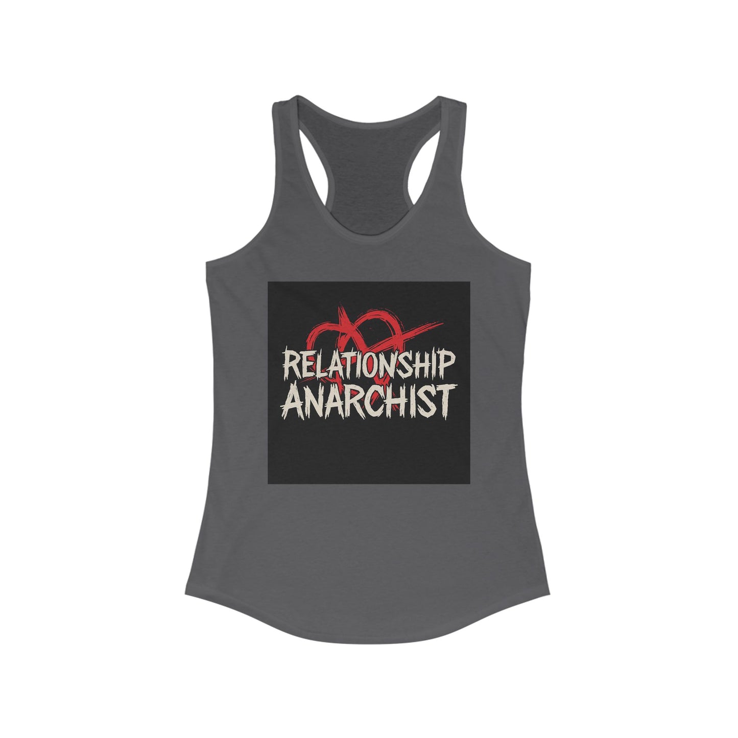 Relationship Anarchist Women's Tank Top, Cute Tank for Casual Wear, Summer Outfit, Gift for Friends, Rebellious Fashion