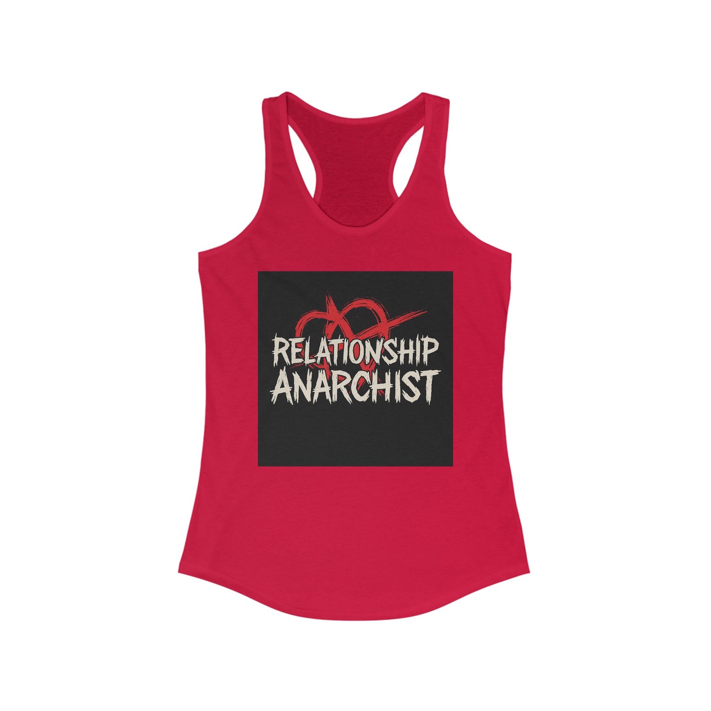 Relationship Anarchist Women's Tank Top, Cute Tank for Casual Wear, Summer Outfit, Gift for Friends, Rebellious Fashion