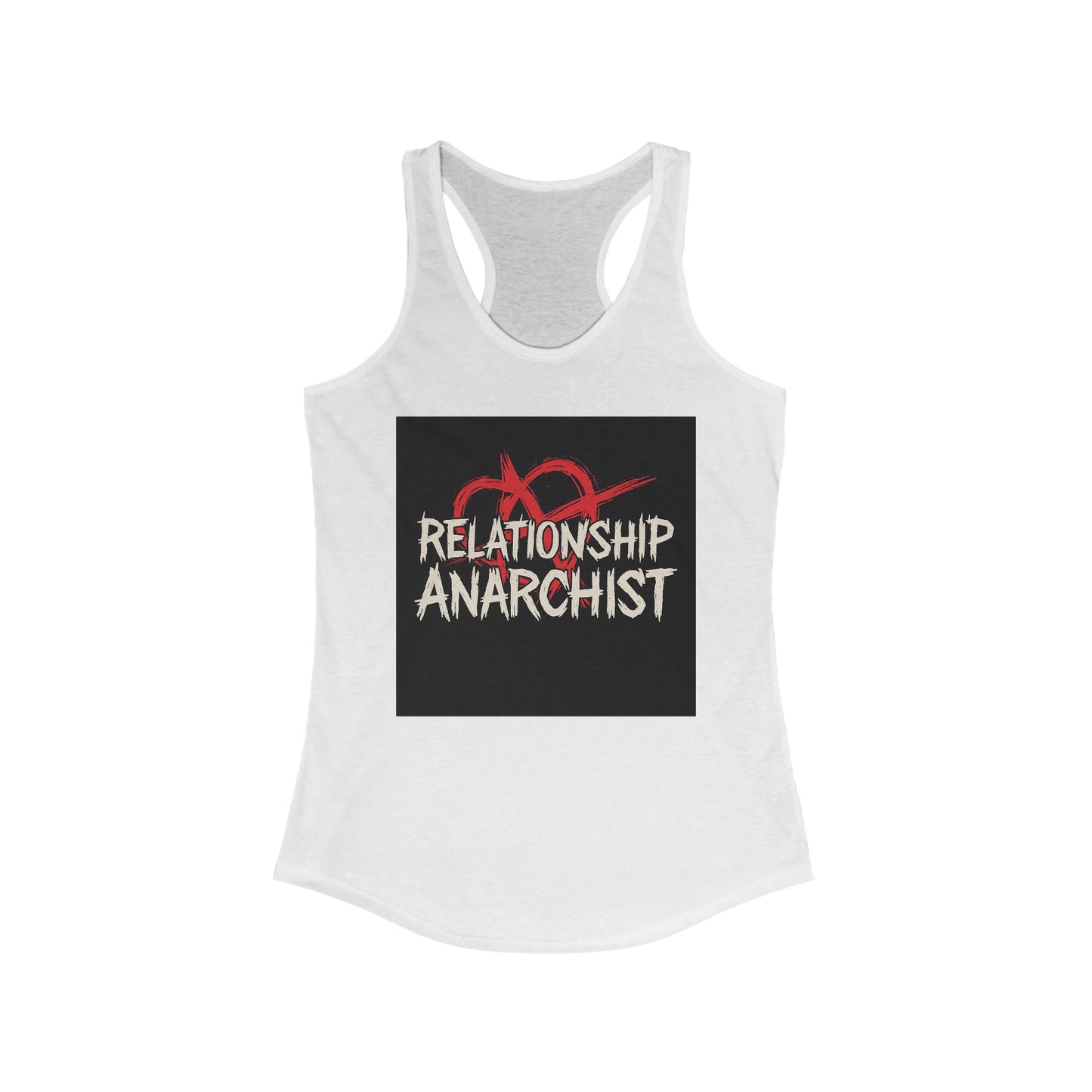 Relationship Anarchist Women's Tank Top, Cute Tank for Casual Wear, Summer Outfit, Gift for Friends, Rebellious Fashion
