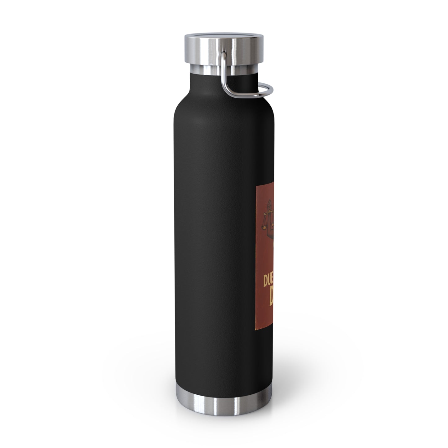 Due Process Diva Copper Vacuum Insulated Bottle | 22oz Water Bottle, Motivational Gifts, Eco-Friendly, Travel Bottle, Unique Design