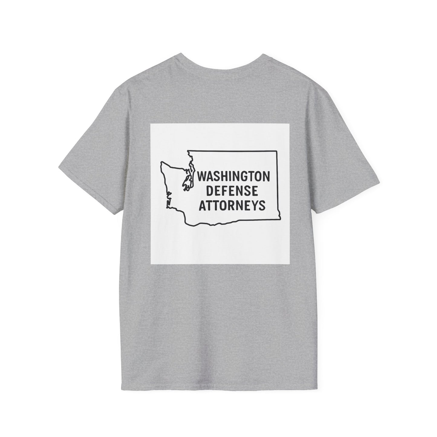 Washington Defense Attorney - Defense As Relentless Unisex T-Shirt, Graphic T-Shirt for Attorneys, Gift for Lawyers
