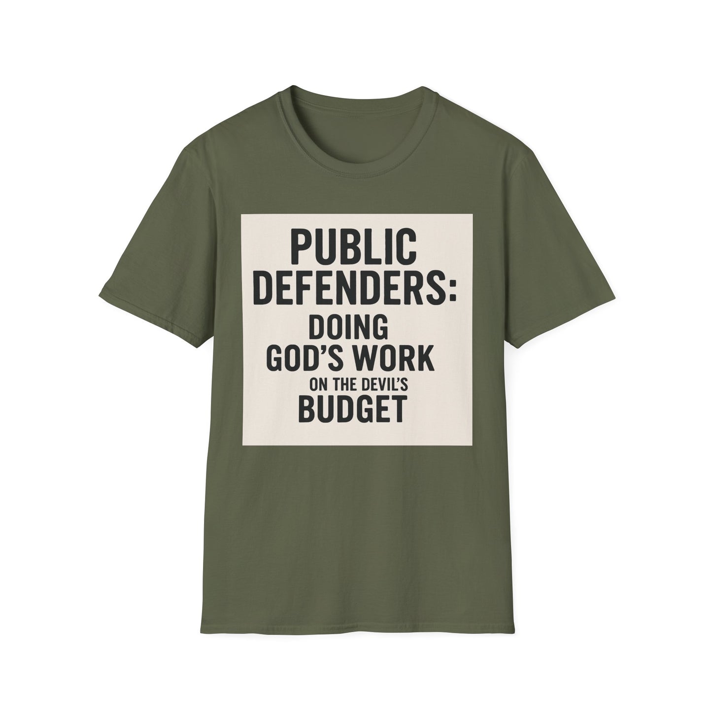 Public Defender T-Shirt: Advocate, Lawyer Gifts, Legal Humor, Courtroom Apparel, Fundraiser Tees