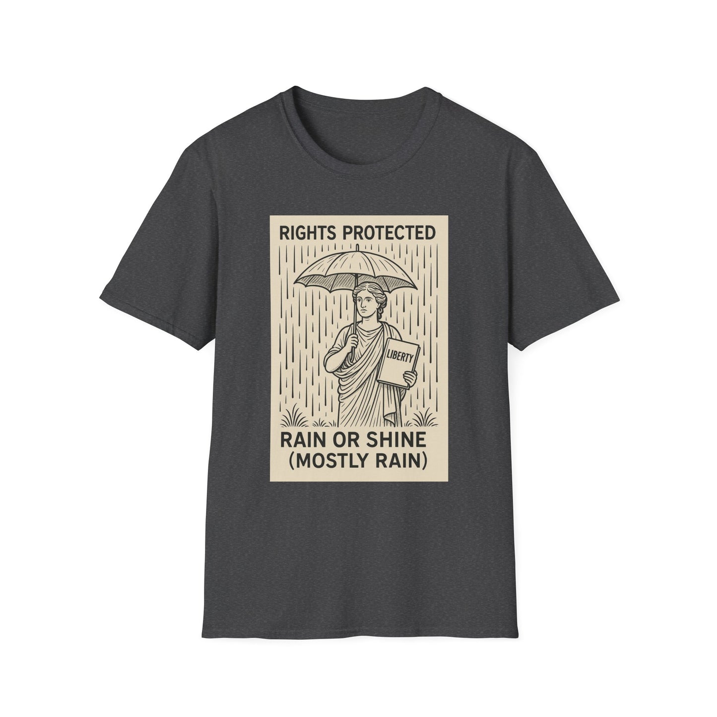 Washington Defense Attorney - Protection Rights T-Shirt, Unisex Fashion Tee, Gift for Activists, Statement Clothing, Rain or Shine Shirt