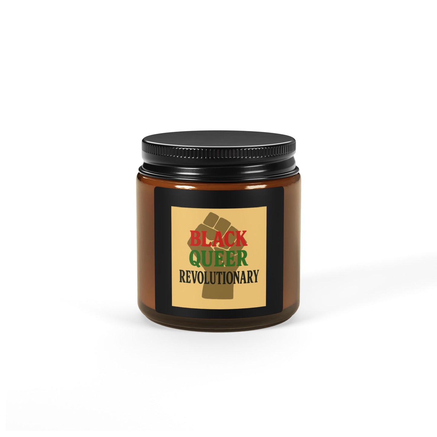 Empowering Scented Soy Candle, Aromatherapy Gift, Black Queer Revolutionary, Eco-Friendly Home Decor, Multi-Size, Relaxation